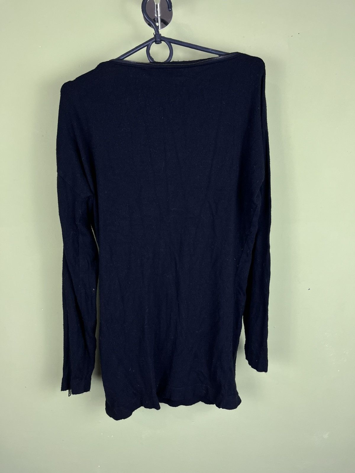 Trussardi Vintage Trussardi full zip sleeve avantgarde sweater Size US L / EU 52-54 / 3 - 6 Thumbnail