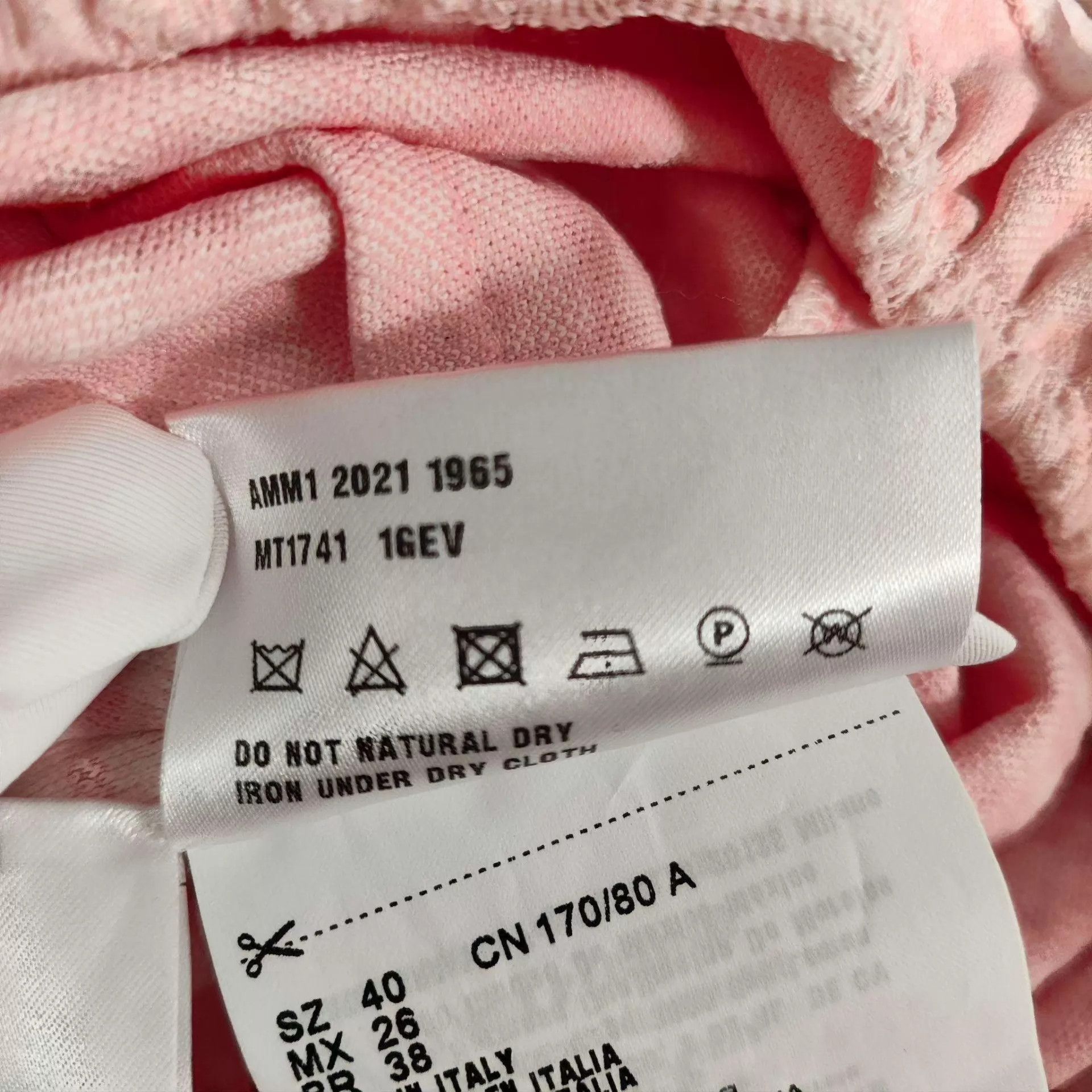 Miu Miu Miu Miu Pink Micro Check Short Top NWT Size S / US 4 / IT 40 - 6 Thumbnail
