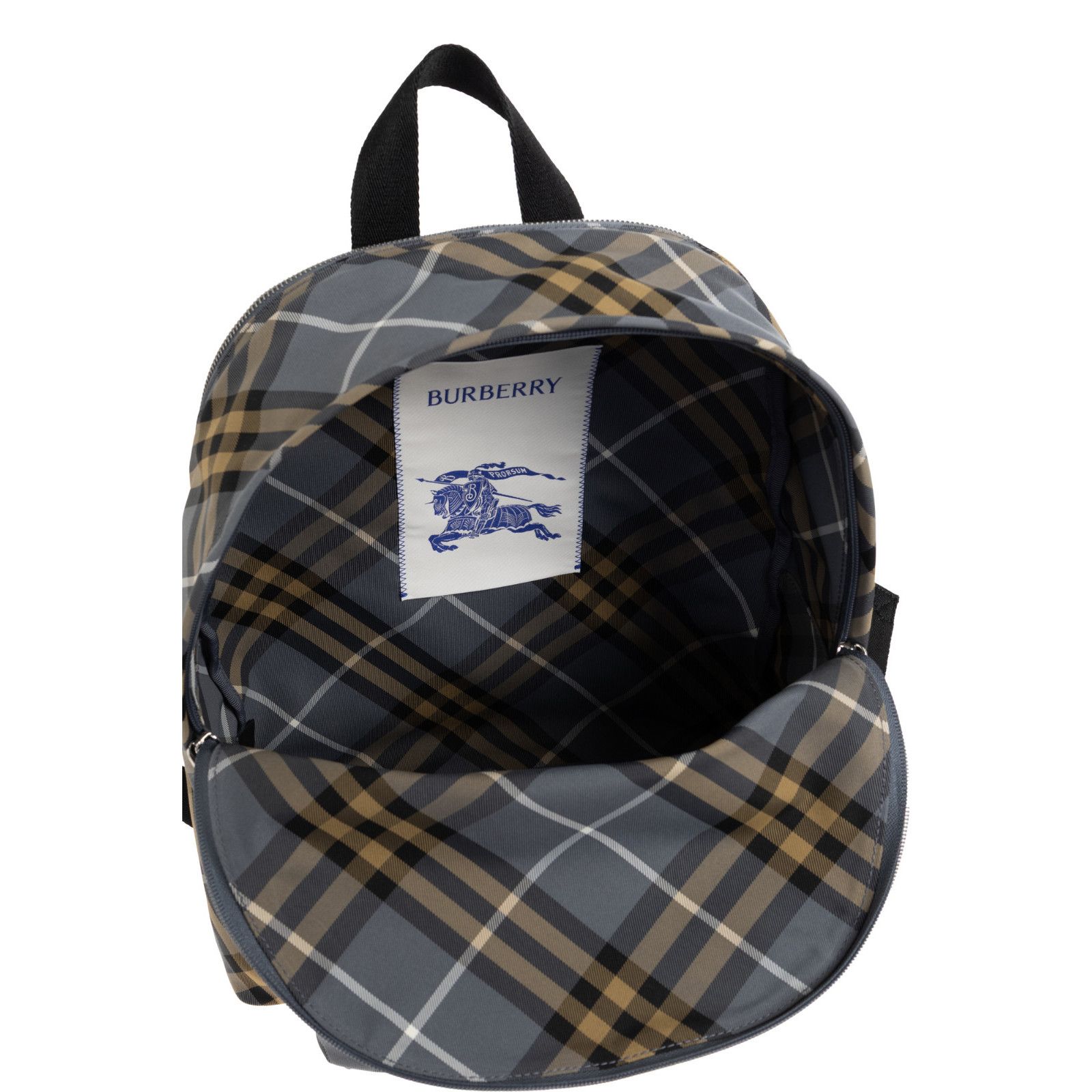 Burberry BURBERRY Wave Blue Backpack New And Authentic Size ONE SIZE - 3 Thumbnail