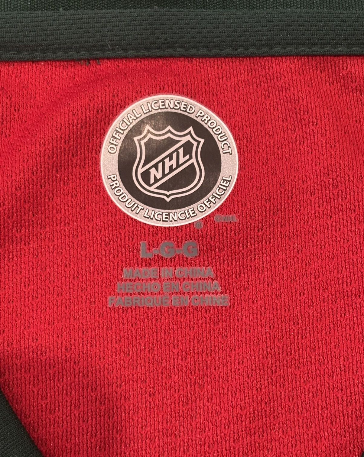 NHL Minnesota Wild NHL Hockey Jersey Size US L / EU 52-54 / 3 - 5 Thumbnail