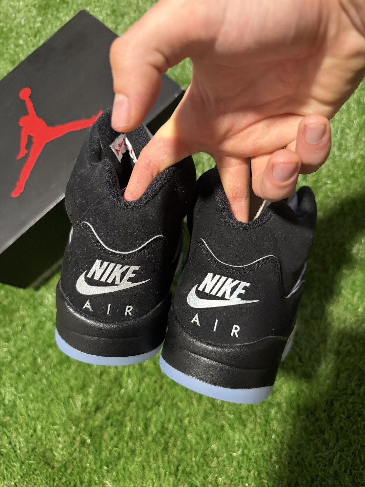 Jordan Brand DS Jordan 4 Black Metallic Size US 9 / EU 42 - 4 Thumbnail