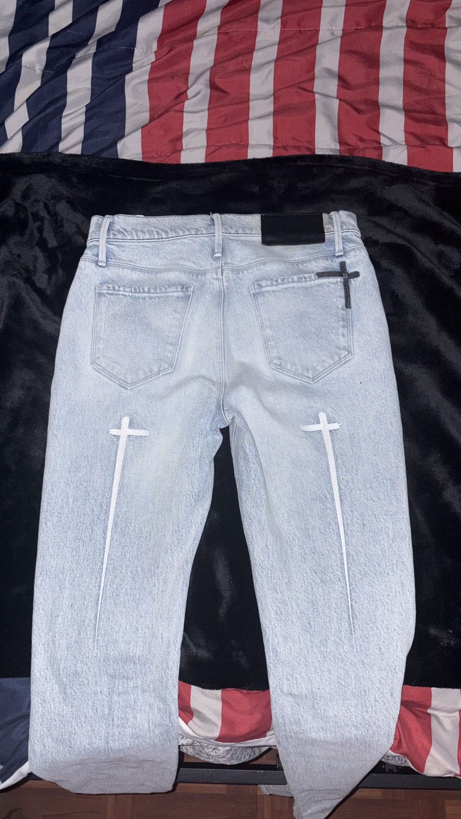 Rta RTA BRYANT SKINNY JEAN LIGHT BLUE SINNERS Size US 28 / EU 44 - 4 Thumbnail