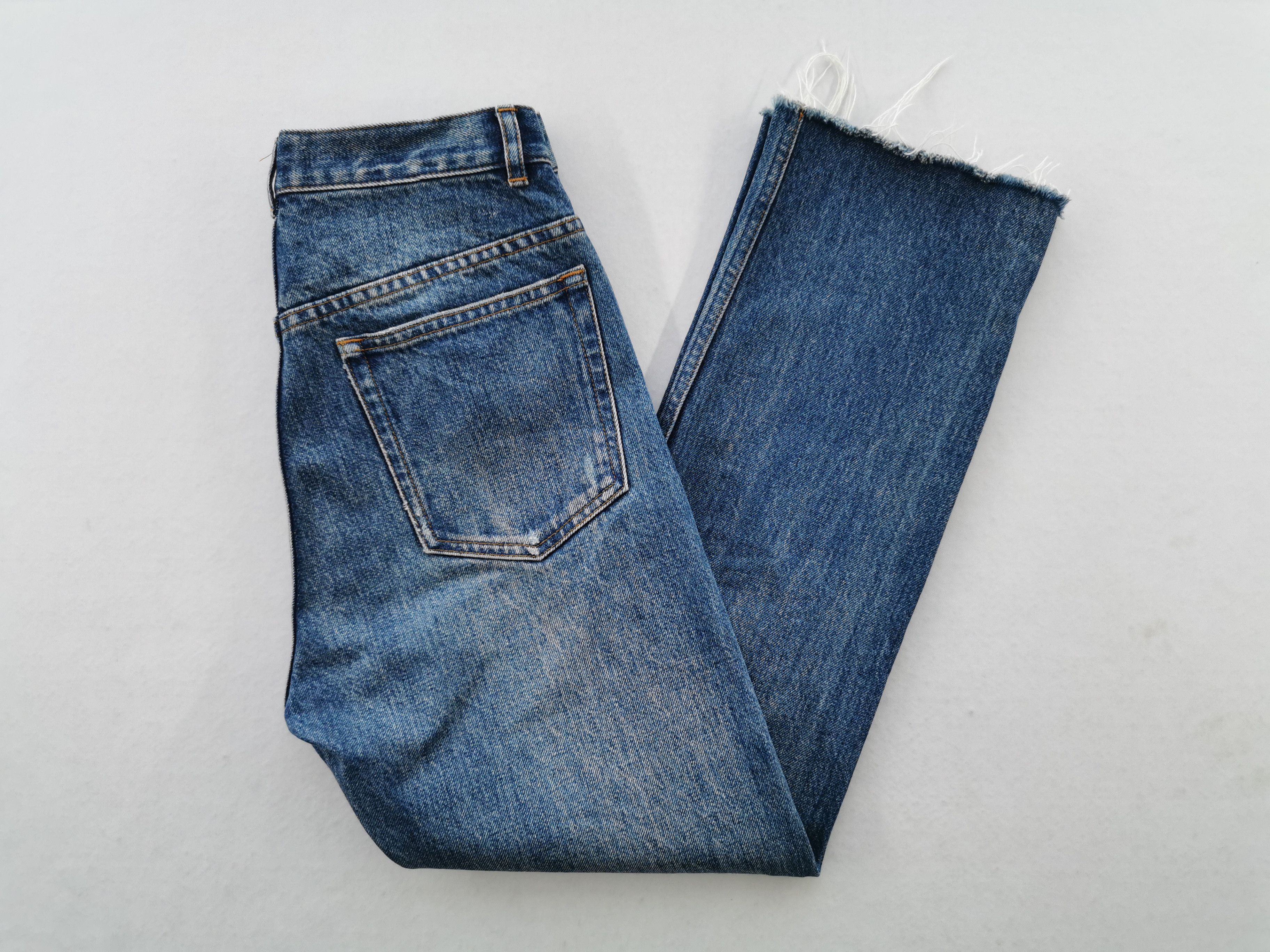 A.P.C. Distressed Vintage Size 24 A.P.C. Cut Off Denim Jeans Size 26" / US 2 / IT 38 - 3 Thumbnail