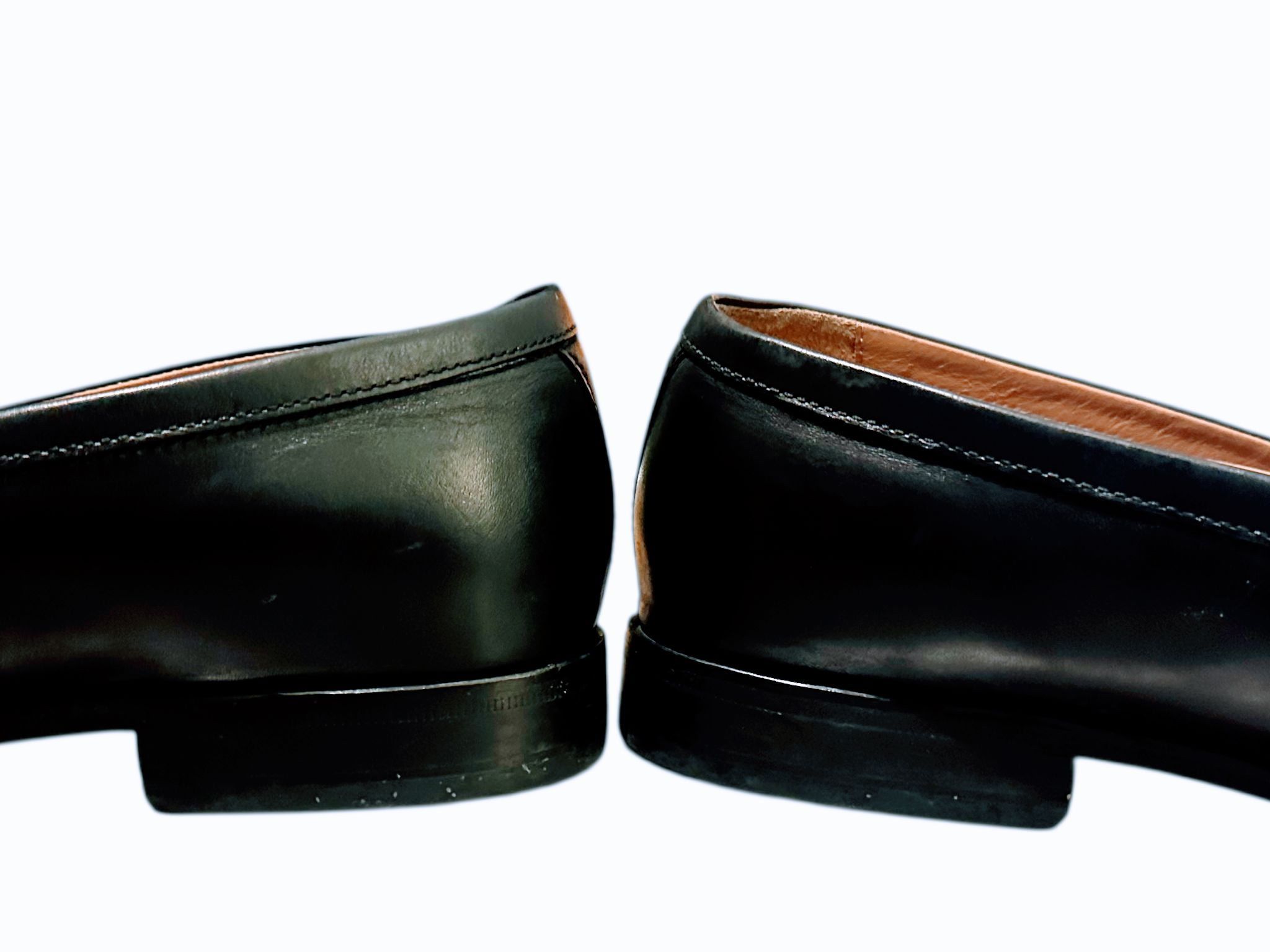 Hugo Boss Hugo Boss Black Leather Bit Loafers Men’s 12 Made In Italy Size US 12 / EU 45 - 3 Thumbnail