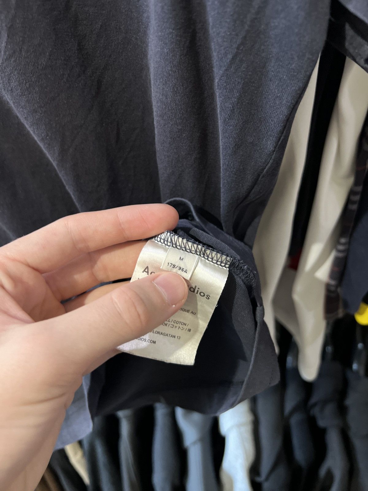 Acne Studios VINTAGE ACNE STUDIOS NASH FACE BLANK LOGO BLUE T SHIRT Size US M / EU 48-50 / 2 - 8 Thumbnail
