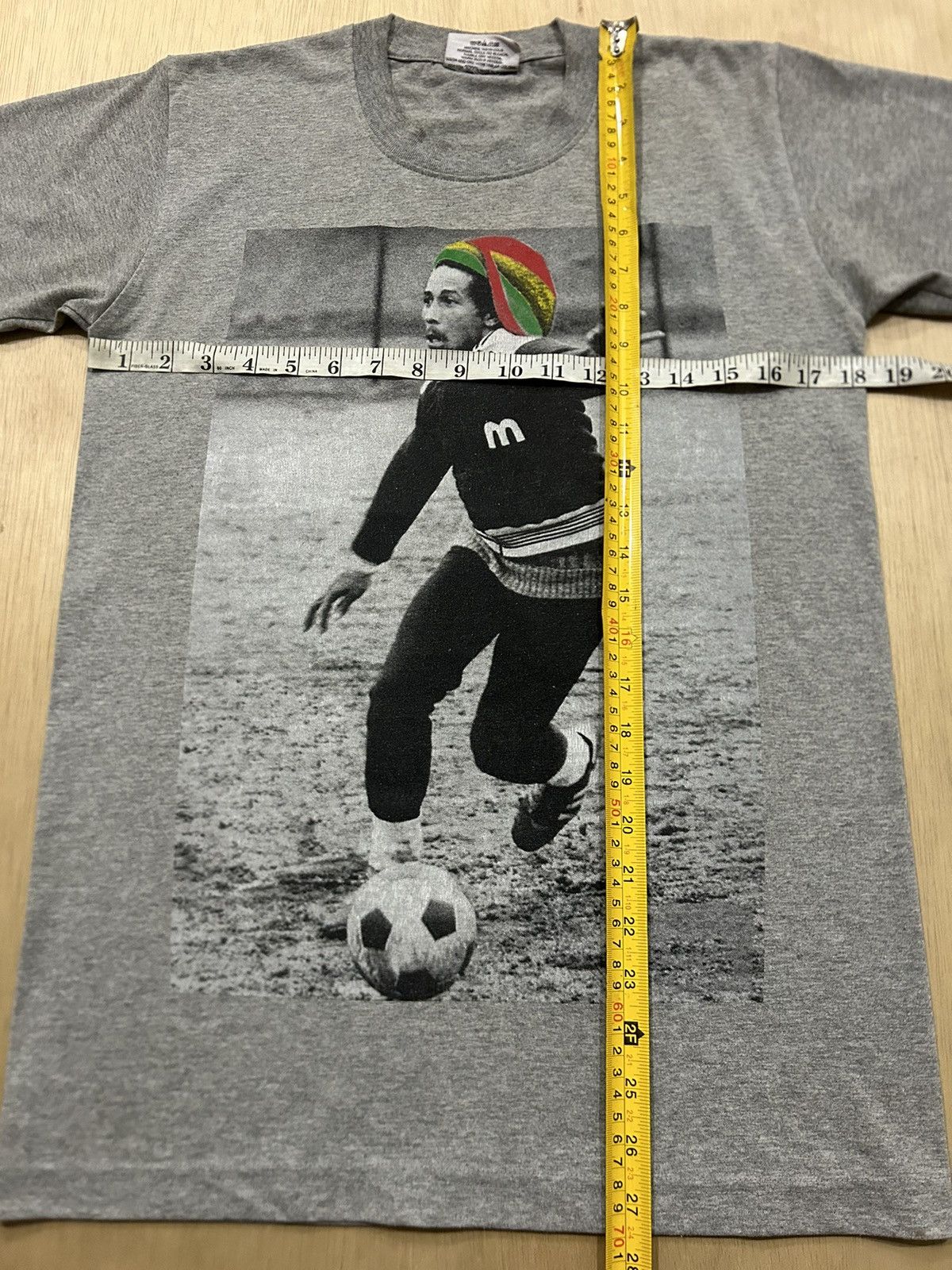 Bob Marley Vintage 2000s Bob Marley Rasta Soccer Tee Size US M / EU 48-50 / 2 - 5 Thumbnail