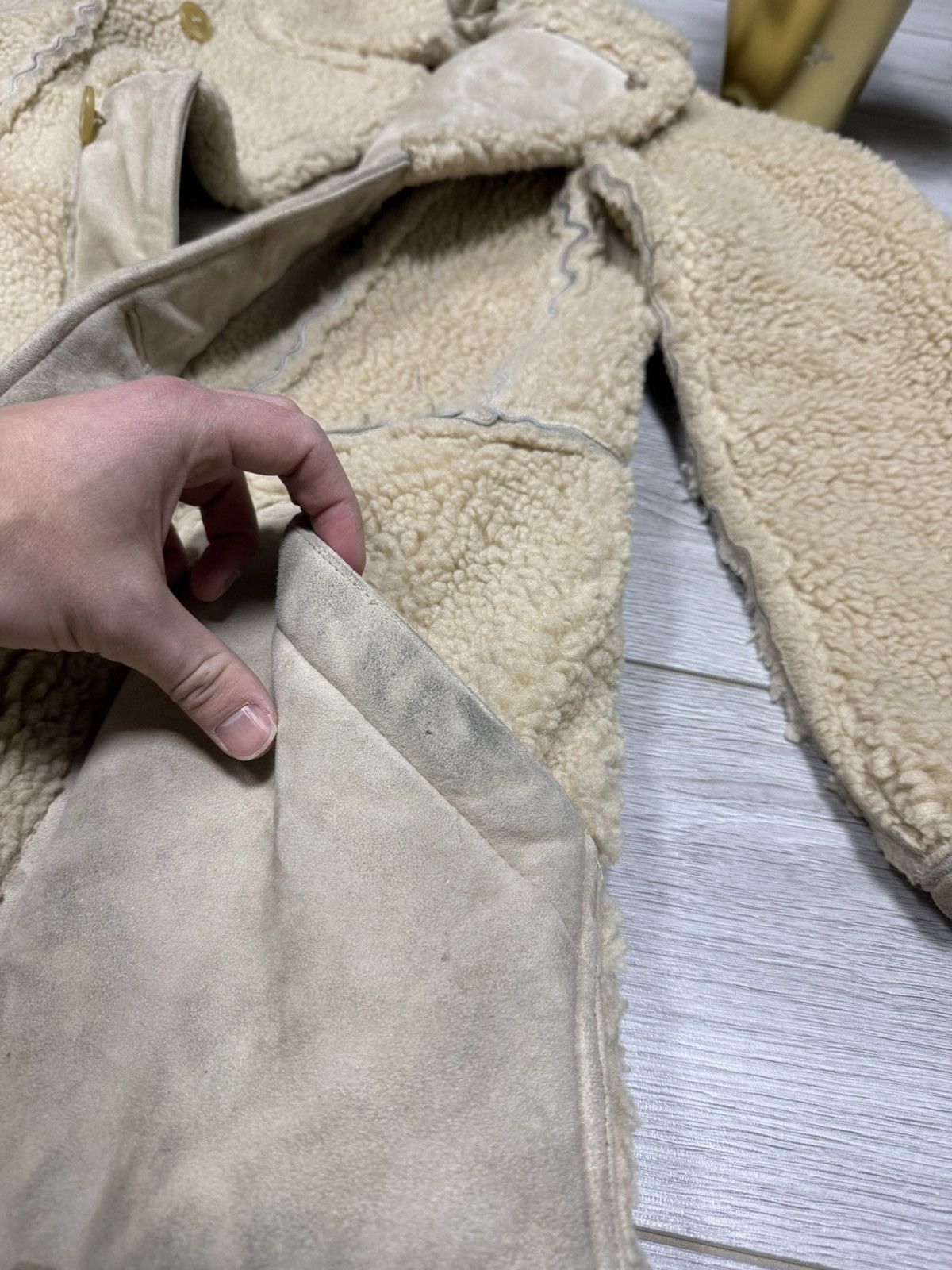 Maison Margiela Maison Margiela H&M reversed sheepskin leather coat jacket Size US S / EU 44-46 / 1 - 14 Thumbnail