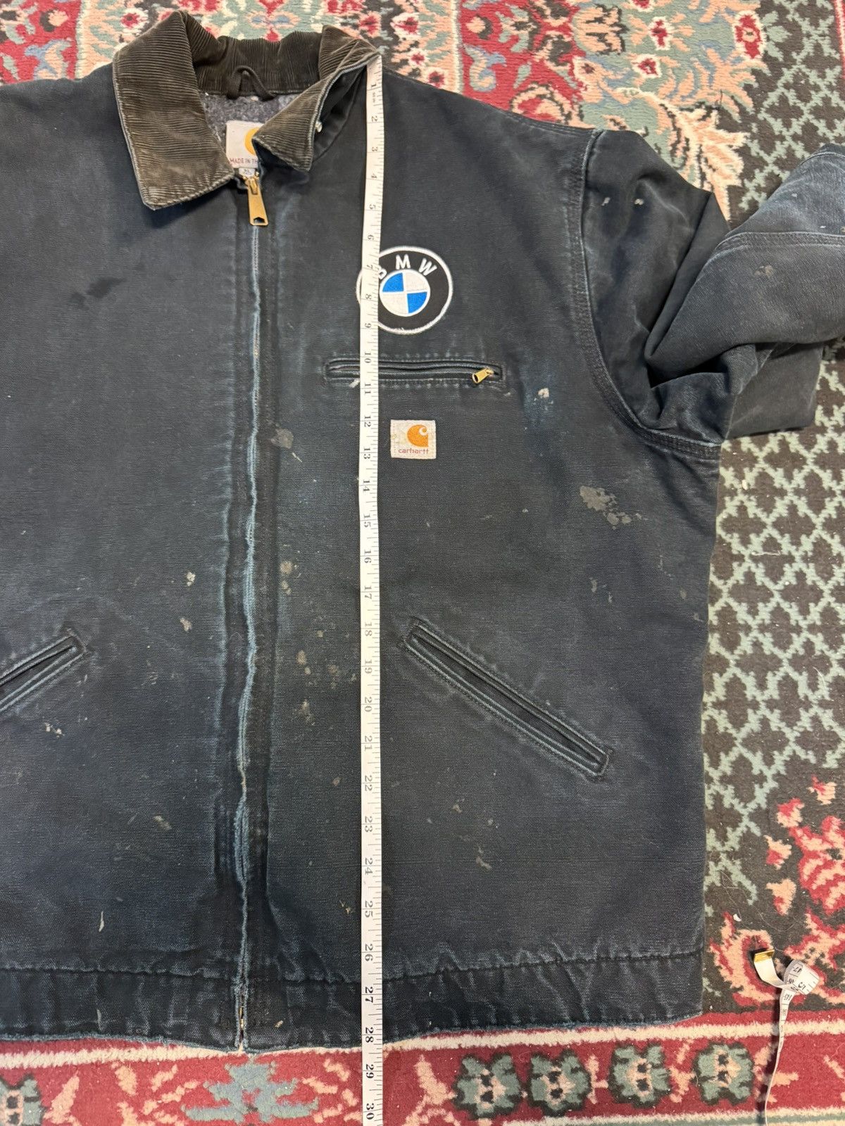 Carhartt Carhartt Workwear BMW J001 BLK Detroit Blanket Lined JKT Size US XL / EU 56 / 4 - 17 Thumbnail