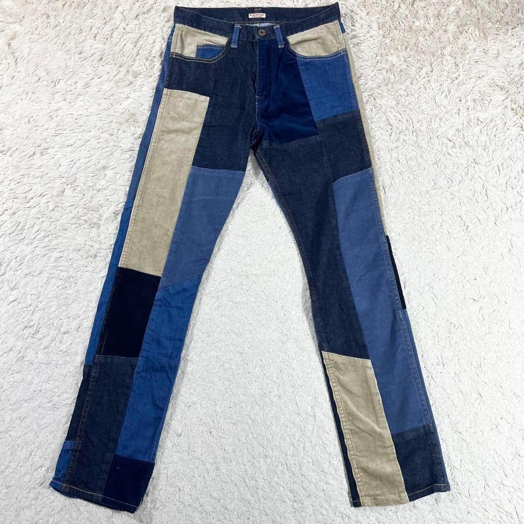 Kapital Corduroy Patchwork Pants Size US 28 / EU 44 - 1 Thumbnail