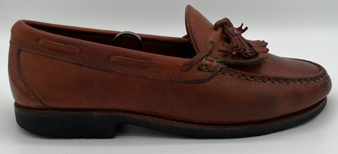 Allen Edmonds Allen Edmonds NASHUA Loafers Size 8.5E Tassel Brown Leather Size US 8.5 / EU 41-42 - 6 Thumbnail