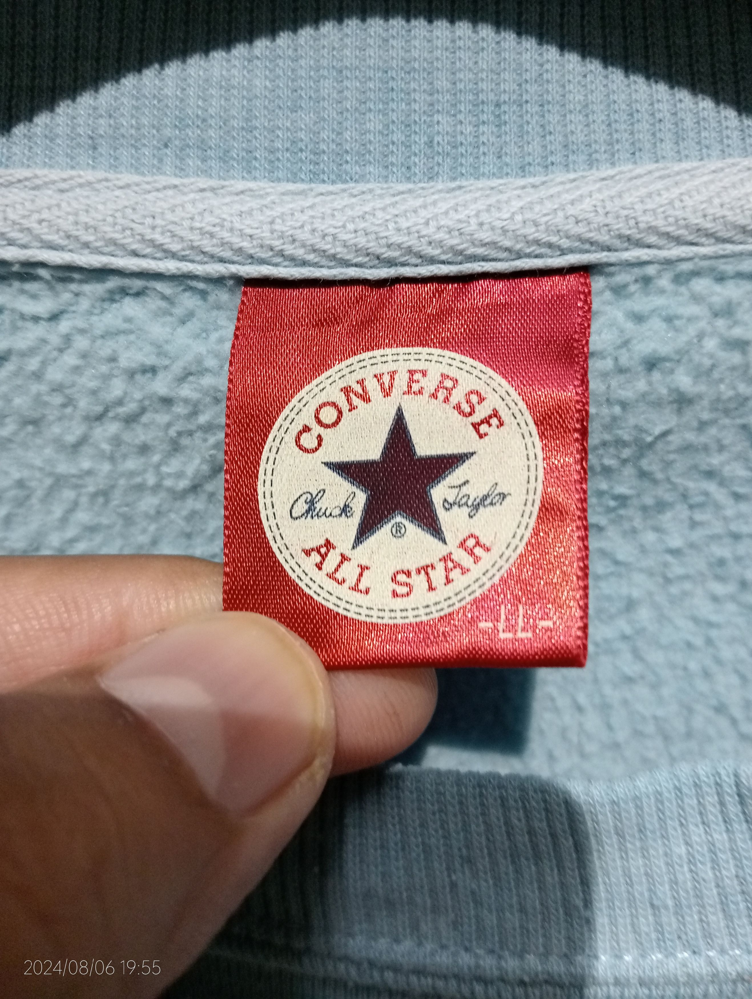 Converse × Vintage Vintage Converse Crewneck Sweatshirt Size US L / EU 52-54 / 3 - 4 Thumbnail