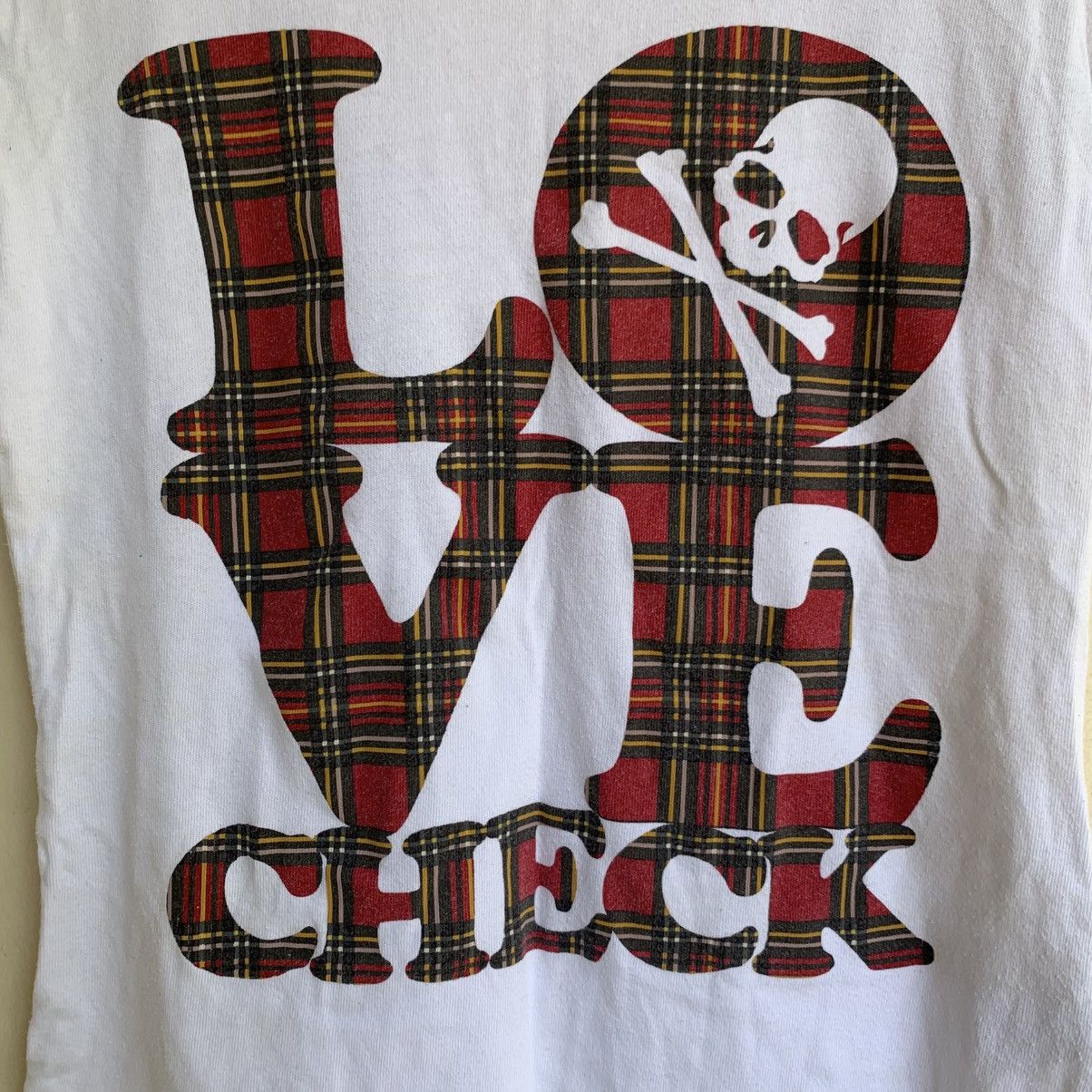Mastermind World Mastermind Love Check Tee Size XS / US 0-2 / IT 36-38 - 3 Thumbnail