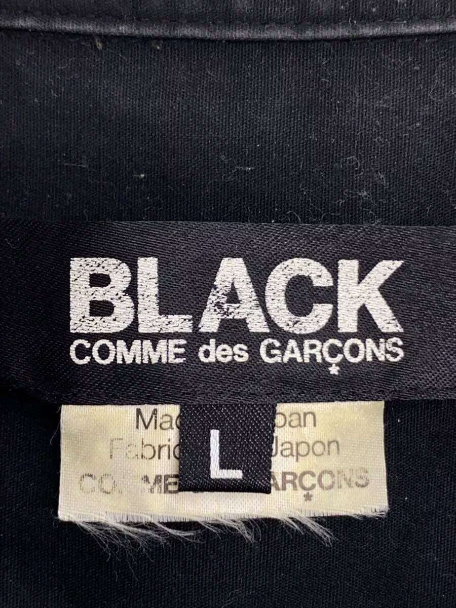 Comme des Garcons × Comme des Garcons Black Round Collar Button Shirt Size US L / EU 52-54 / 3 - 5 Thumbnail