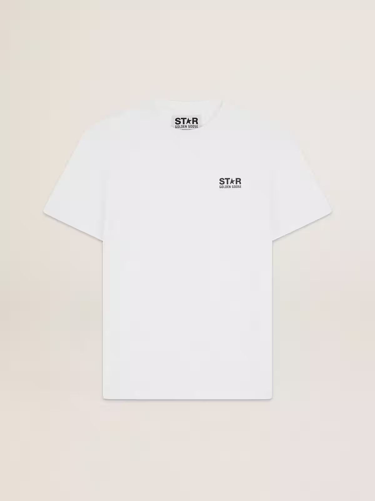 Golden Goose o1s22i1n1224 Cotton T-Shirt in White Size US M / EU 48-50 / 2 - 1 Thumbnail