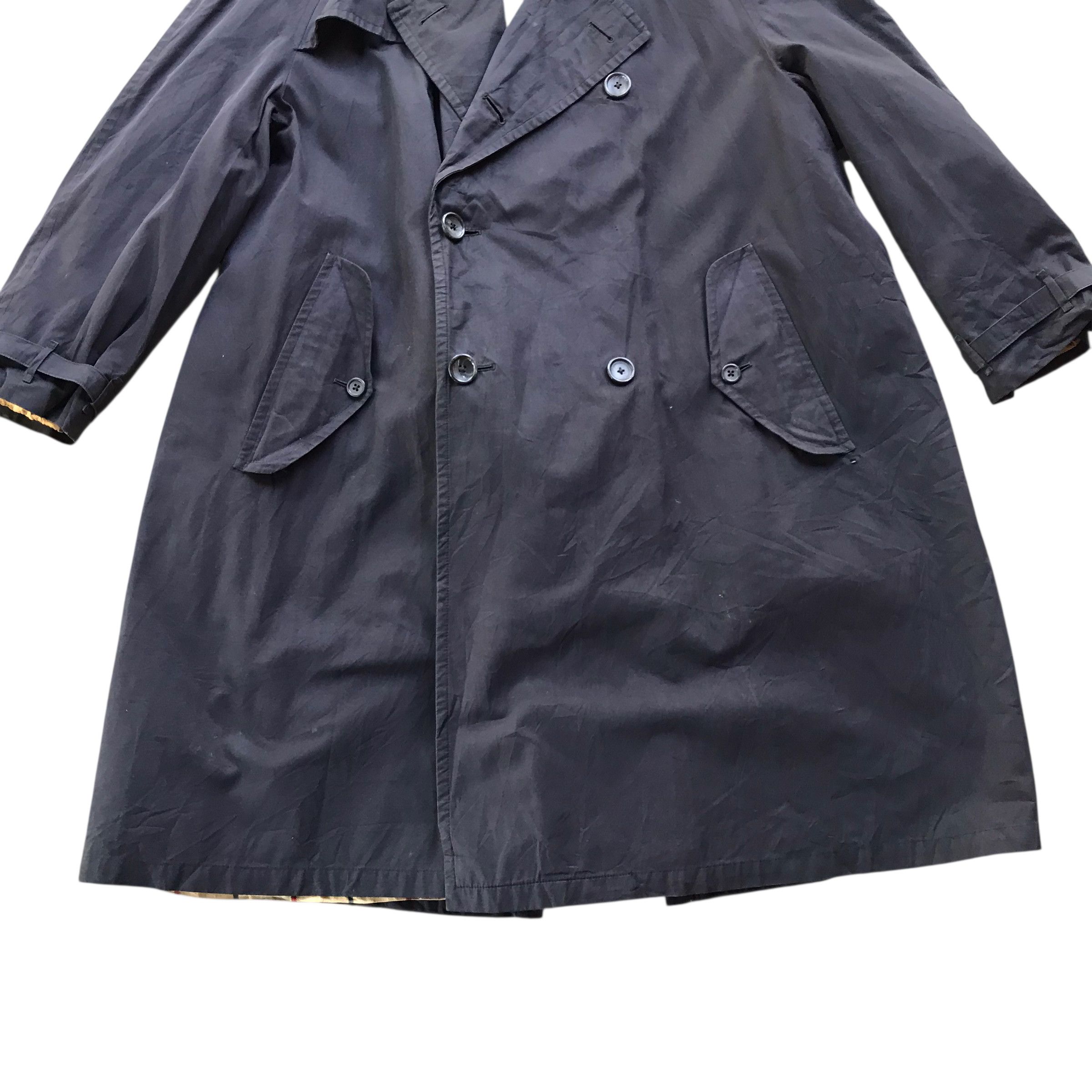 Burberry Rare Vintage 80s Burberry Nova Check Belted Commander II Size US L / EU 52-54 / 3 - 12 Thumbnail