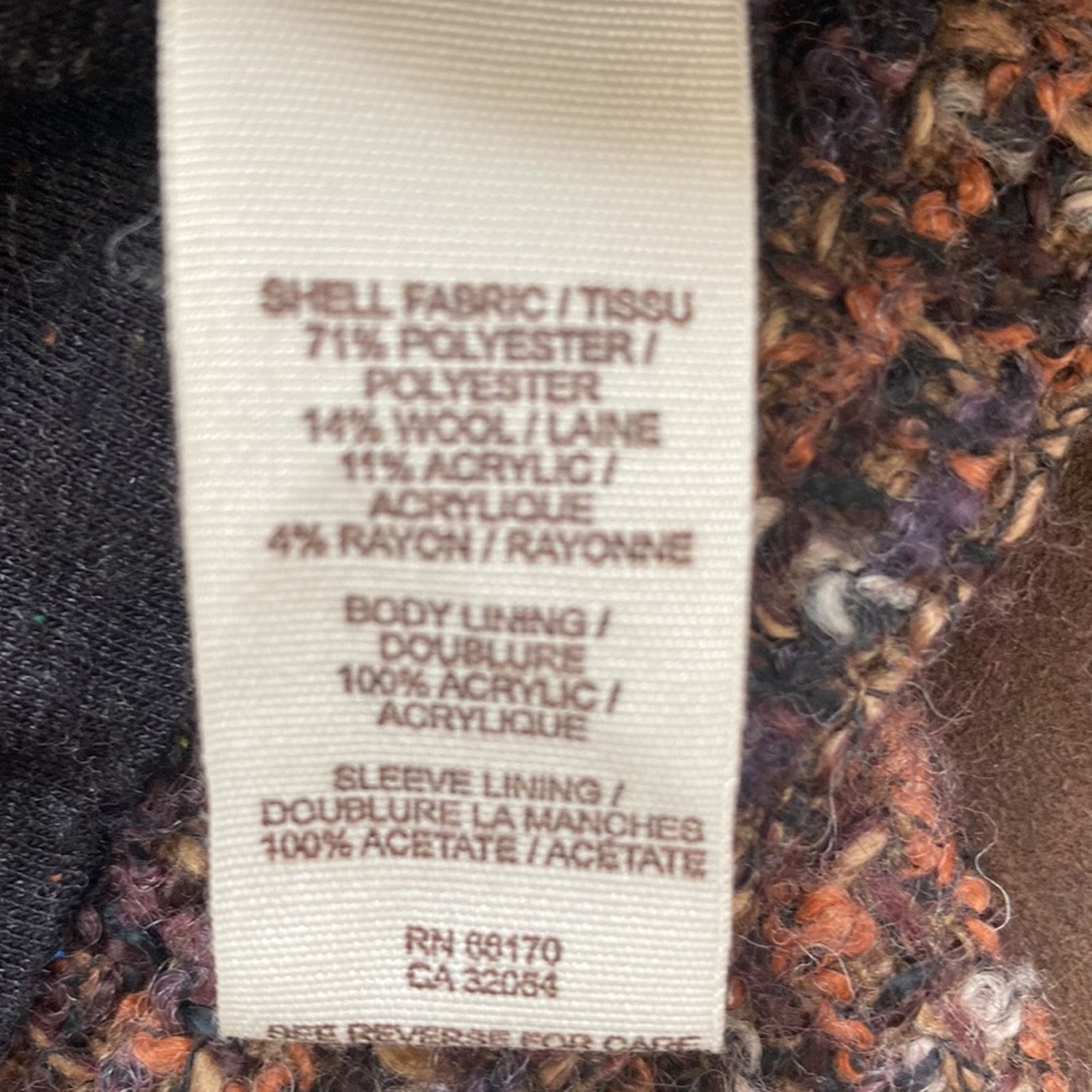 Free People Free People Tweed Zip Up Jacket Size 2 Size XS / US 0-2 / IT 36-38 - 7 Thumbnail