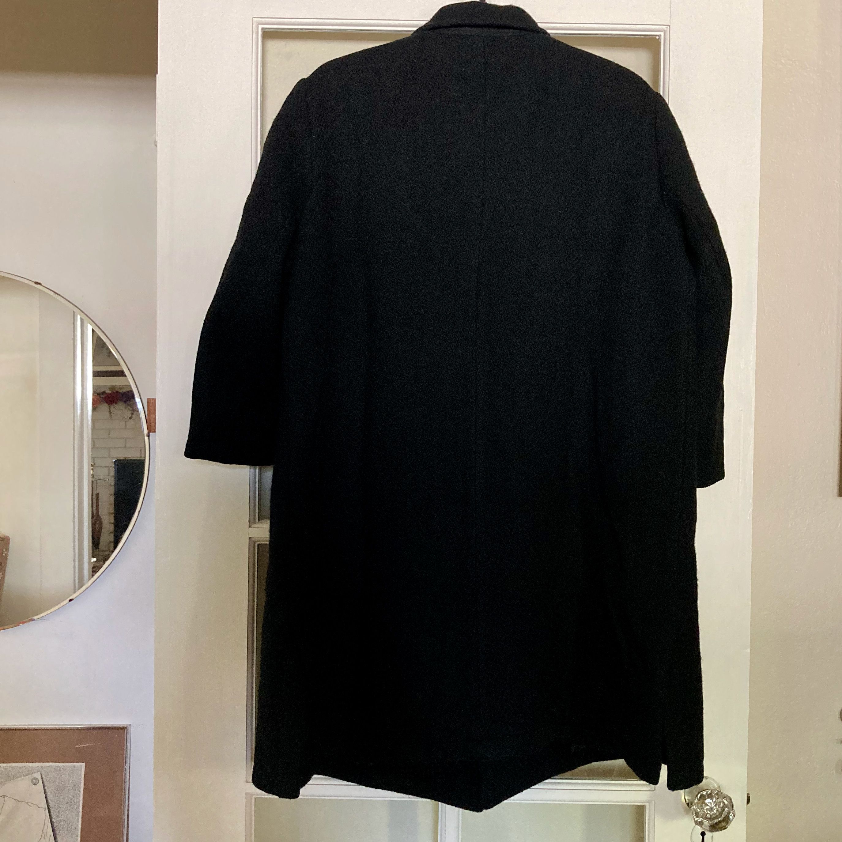 Y's Basketweave wool heavy coat Size M / US 6-8 / IT 42-44 - 3 Thumbnail