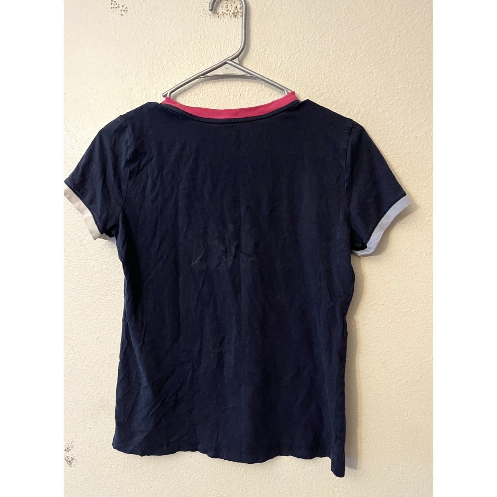 Nautica VINTAGE Nautica T-Shirt Women’s S Blue Short Sleeve Crew Neck 100% Cotton Pullover Womens S Blue 100% Cotton T-Shirt Nautica Shirt 90s Concert? Size S / US 4 / IT 40 - 3 Thumbnail