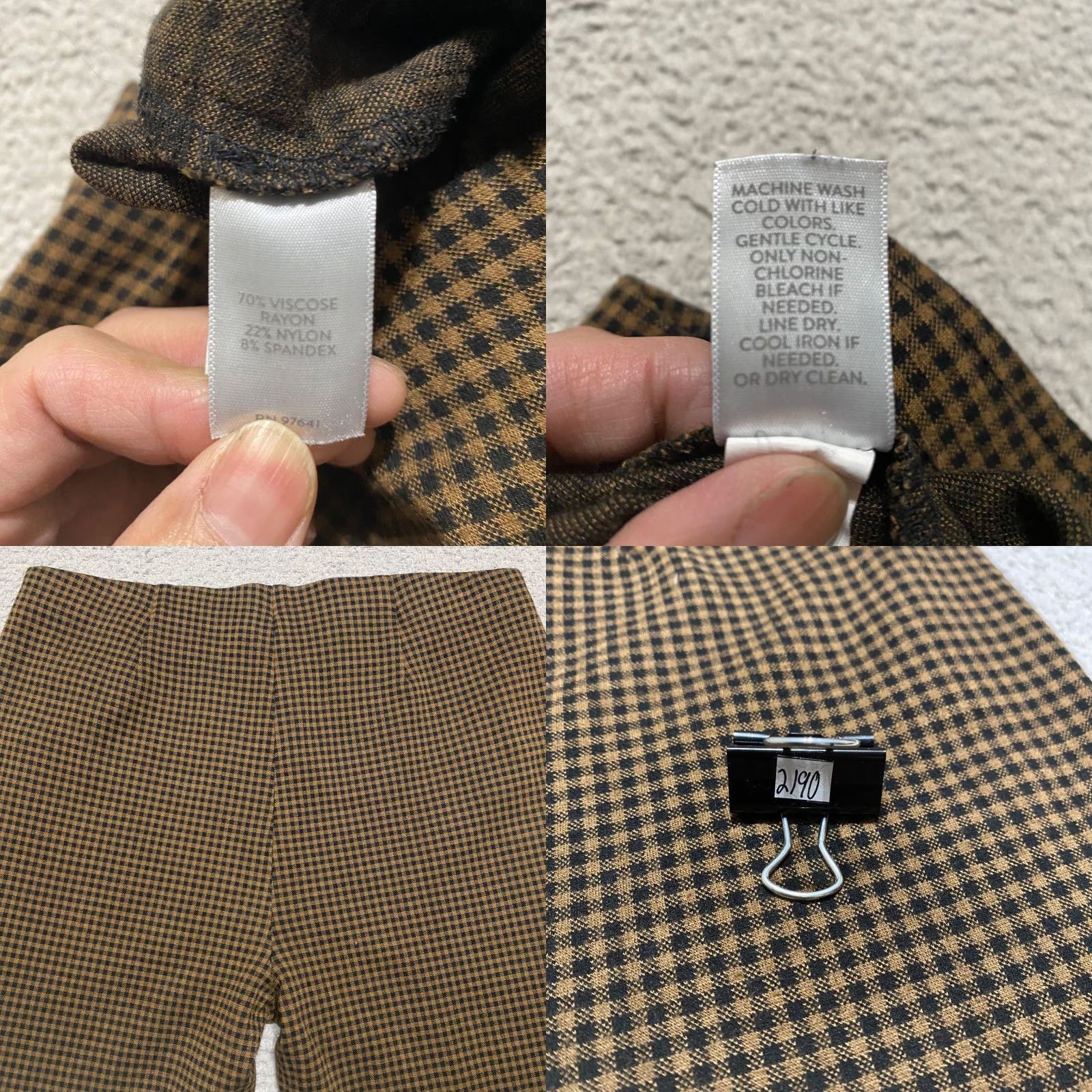 J. Jill **J. Jill Medium Brown Plaid Ankle Leggings** User: J. Jill Medium Brown Plaid Ankle Leggings Size 32" / US 10 / IT 46 - 8 Thumbnail