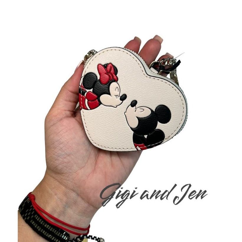 Kate Spade Kate Spade Minnie and Mickey Heart 3d Coin Purse Bag Charm Size ONE SIZE - 4 Thumbnail