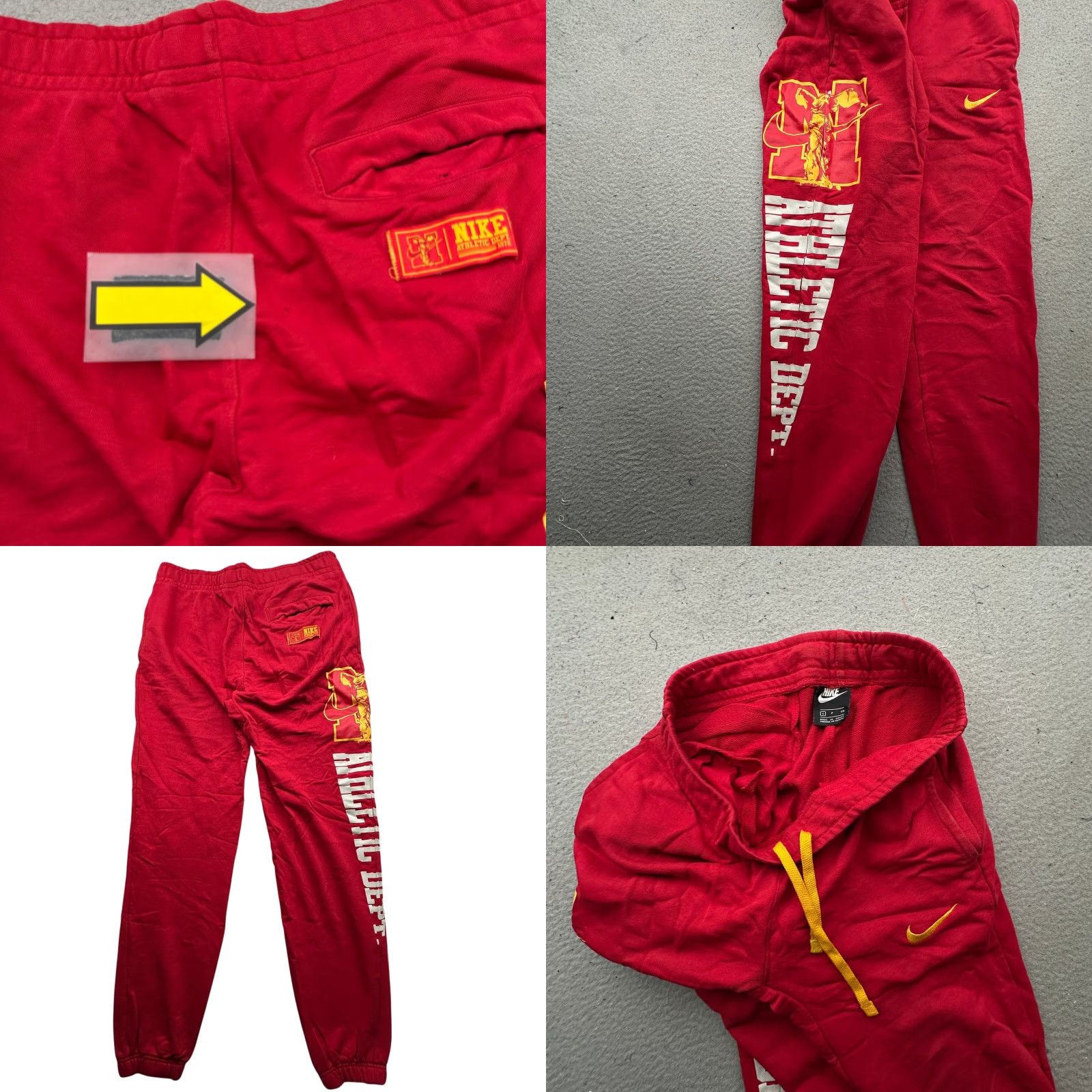 Nike Nike Sweatpants Jogger Club Fleece Red Mens Small DC2740-687 Size US 30 / EU 46 - 8 Thumbnail