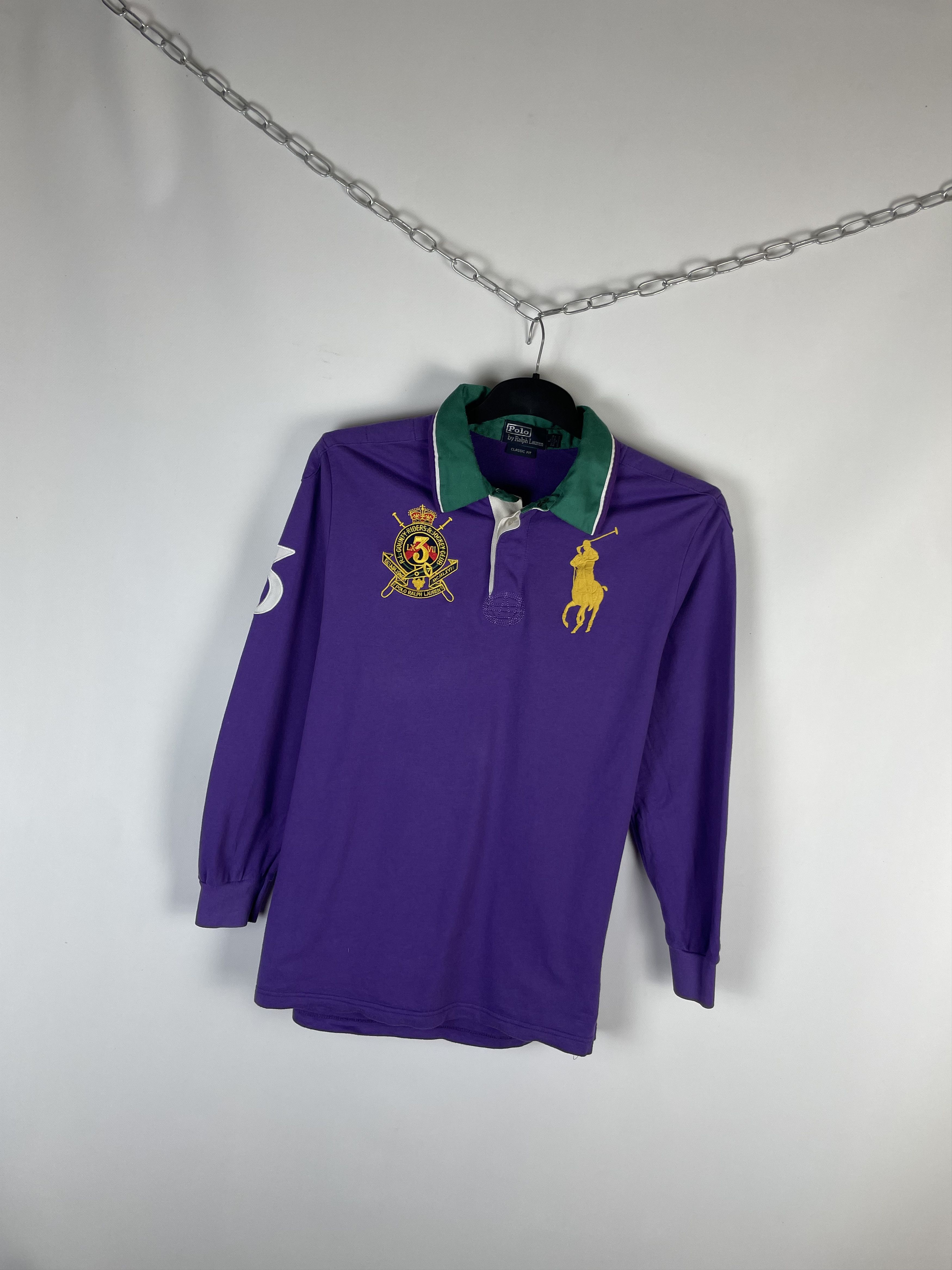 Vintage 90s Polo Ralph Lauren Rugby Long Sleeve Shirt