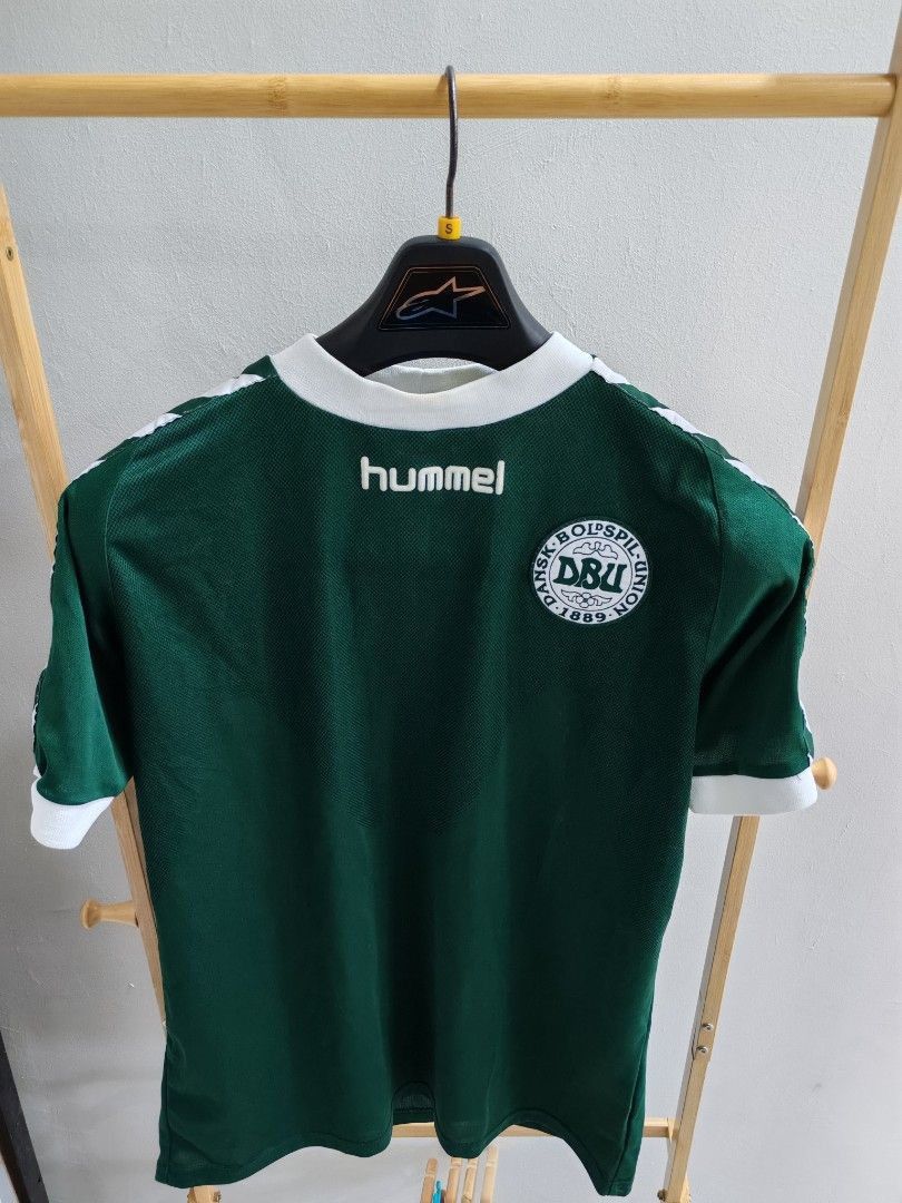 Vintage Denmark 2002/03 Goalkeeper Away Jersey – Forest Green Hummel Size US M / EU 48-50 / 2 - 2 Thumbnail