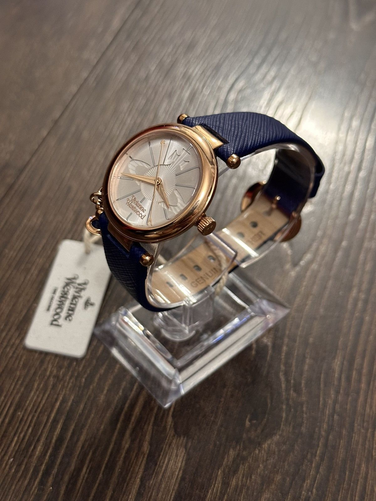 Vintage Vivienne Westwood ORB-POP Navy/Pink-Gold Watch Size ONE SIZE - 3 Thumbnail