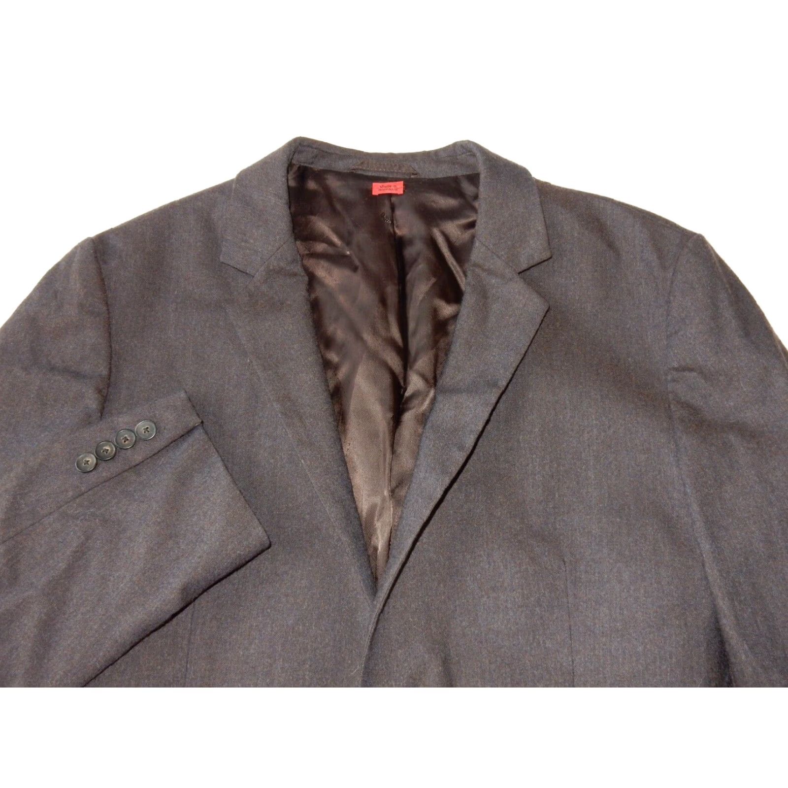 Hugo Boss VINTAGE HUGO BOSS Men's Blazer Sport Coat Wool Size 52 Brown 90s Fashion Men Size 52R - 2 Thumbnail