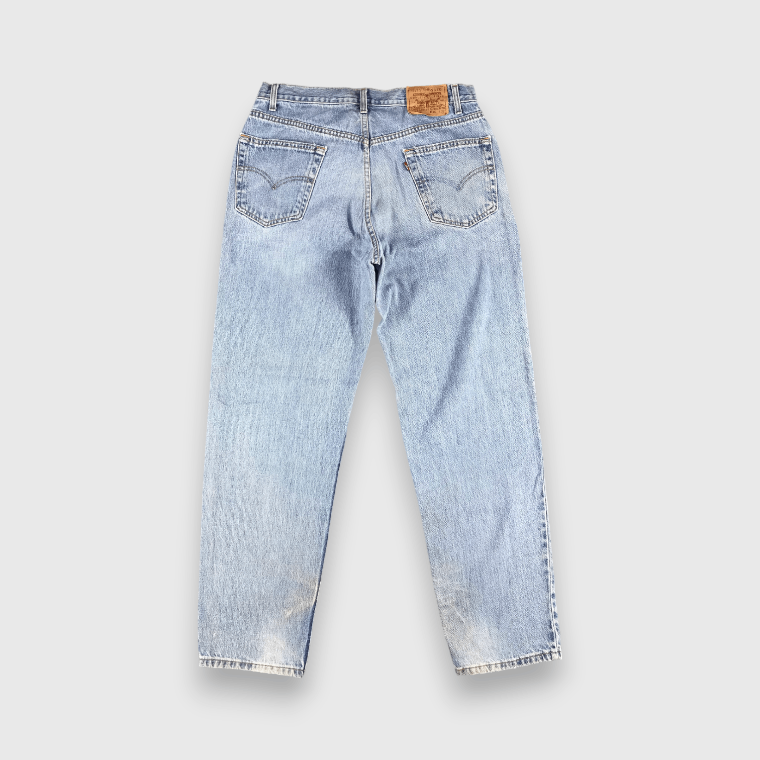 Levi's Vintage 90s Light Wash Levis 550 Jeans-J2190 Size US 33 - 2 Thumbnail