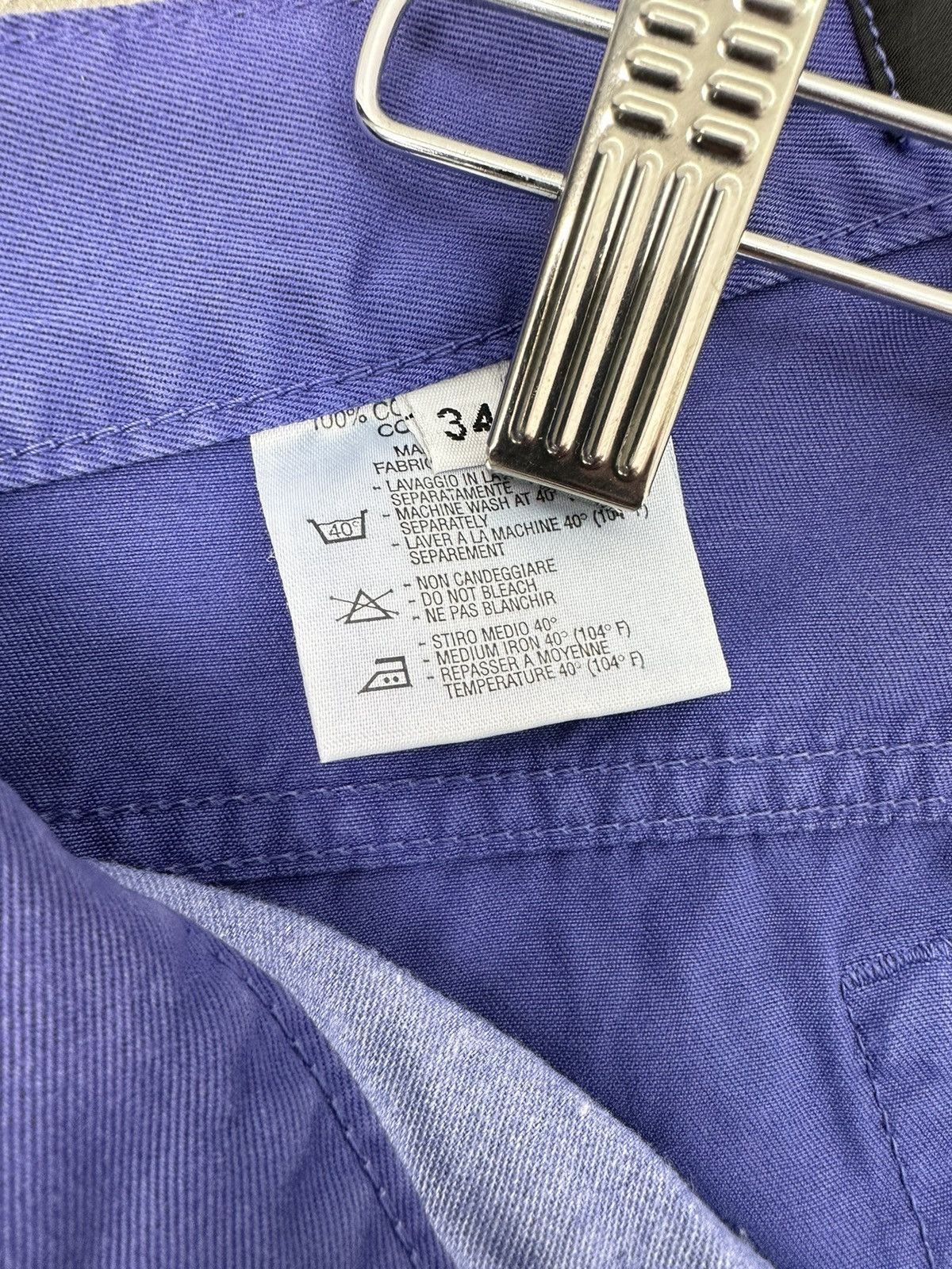 Versace Y2K Versace V2 Classic Purple Chino Pants Size US 34 / EU 50 - 12 Thumbnail