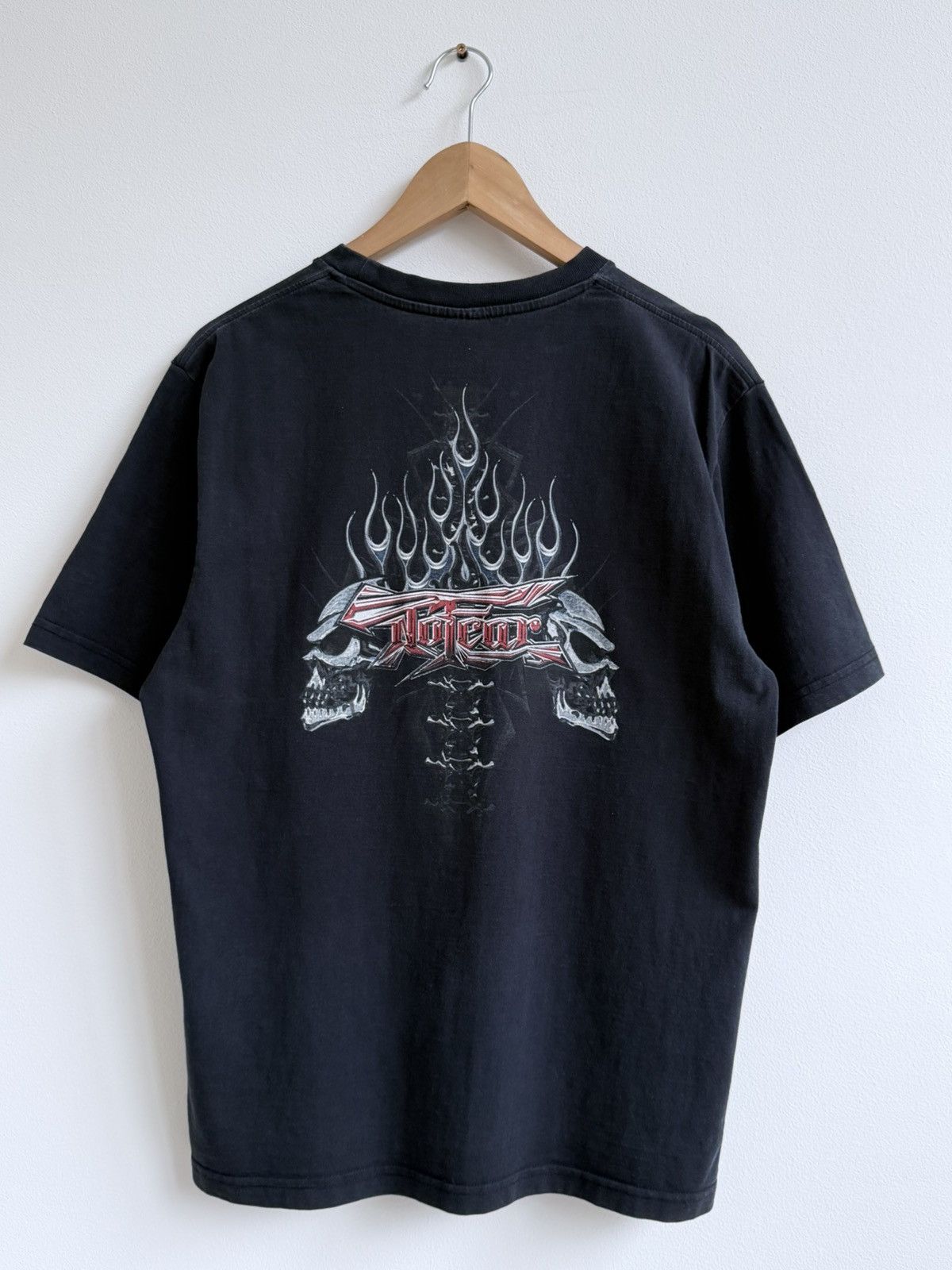 No Fear Vintage 00s No Fear Skateboard Skulls Hook Ups Style T-Shirt Size US M / EU 48-50 / 2 - 1 Thumbnail