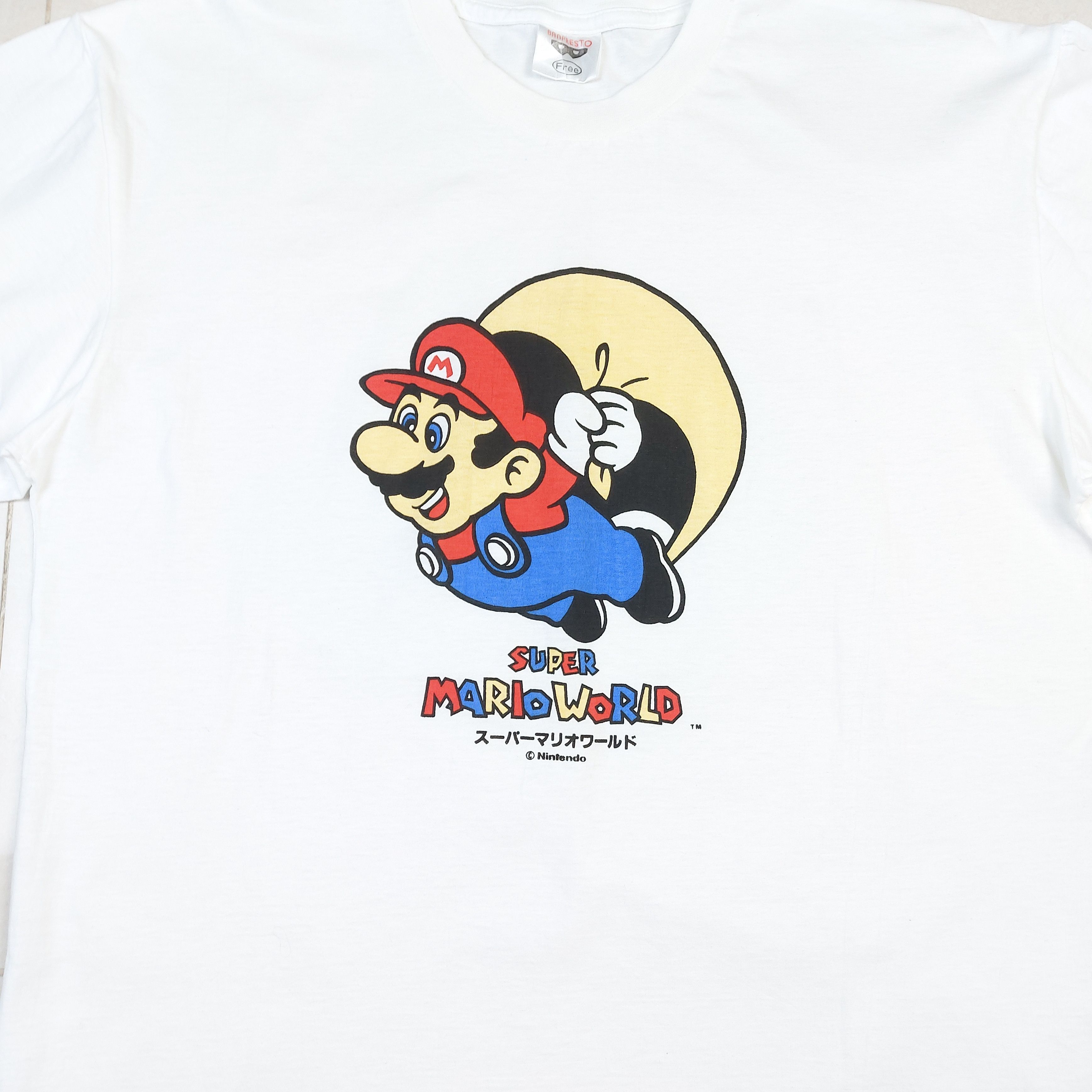 Nintendo Vintage 90s Super Mario World Nintendo Super Famicom TEE Size US L / EU 52-54 / 3 - 3 Thumbnail