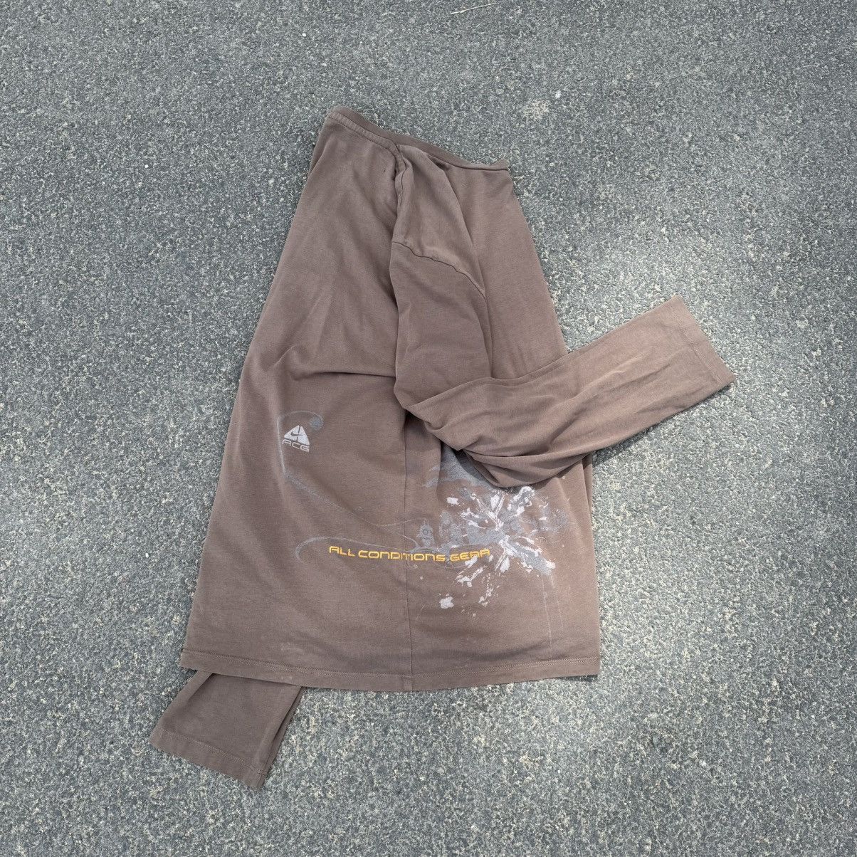 Nike ACG 00s Nike ACG Brown Longsleeve Travis Scott Catus Jack style Size US L / EU 52-54 / 3 - 1 Thumbnail