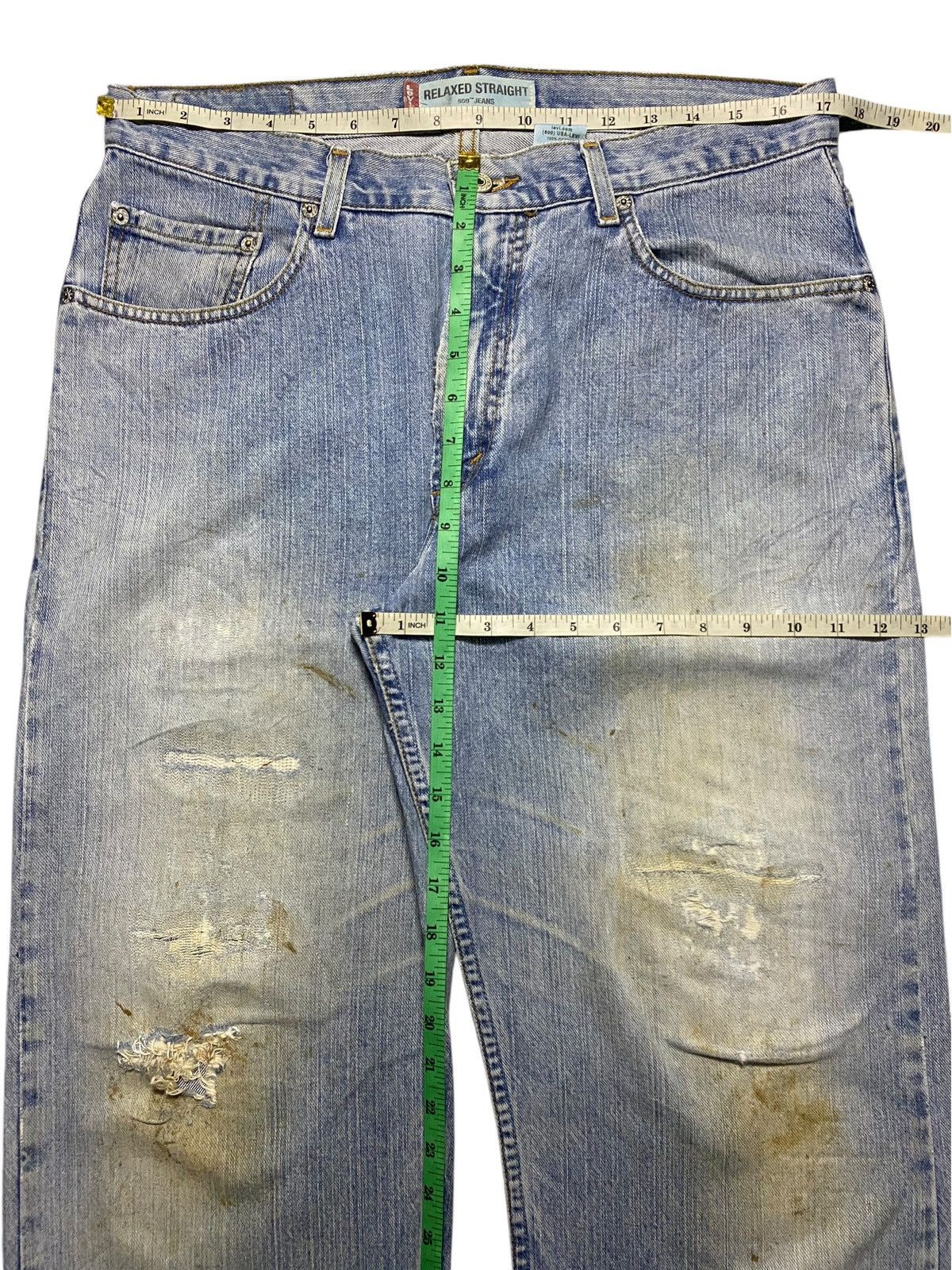 Levi's Vintage Levis 559 Grunge Distressed Baggy Jeans Size US 34 / EU 50 - 14 Thumbnail