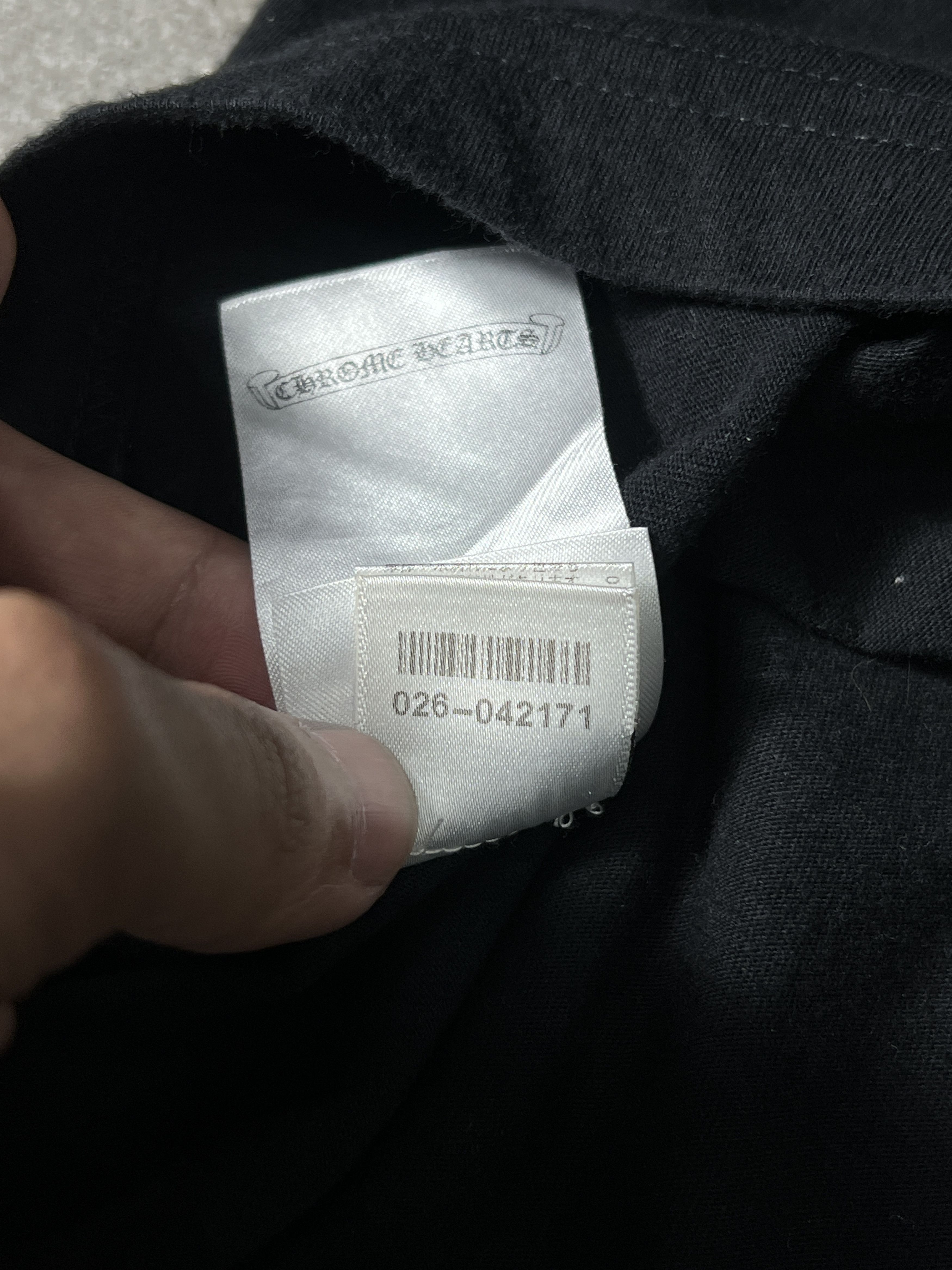 Chrome Hearts Chrome Hearts Tokyo Pocket Tee Black CH Logo USA M Size US M / EU 48-50 / 2 - 9 Thumbnail