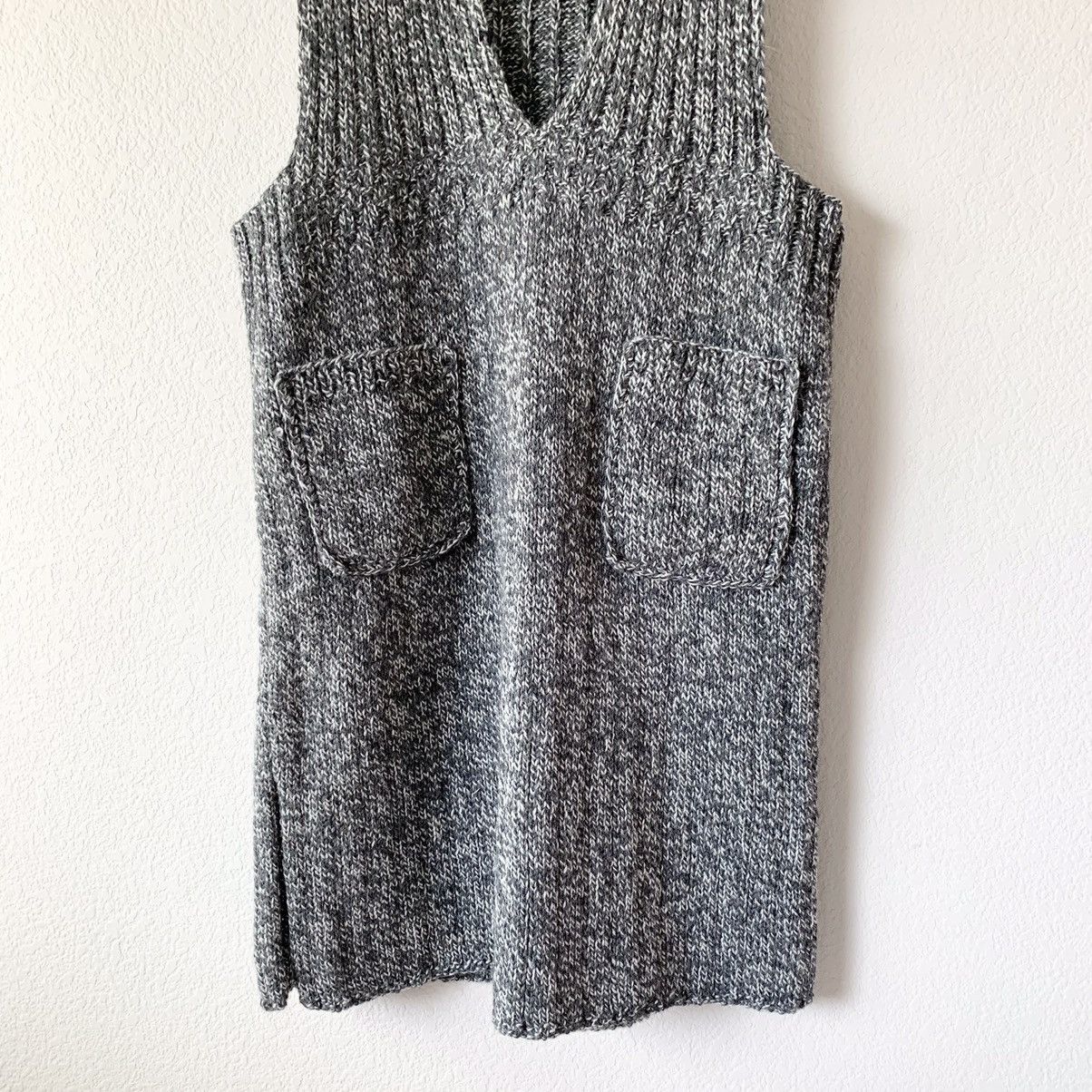 Handmade Hand knit dress with pockets Size S / US 4 / IT 40 - 11 Thumbnail
