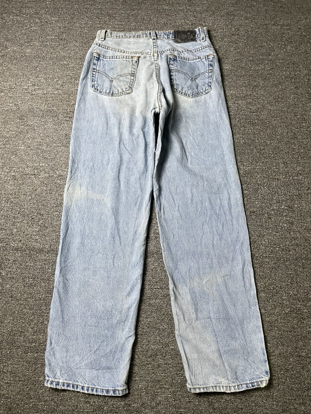 Levi's × Vintage LEVIS Silver Tab Loose Straight Cut Jeans (106) Size US 28 / EU 44 - 9 Thumbnail