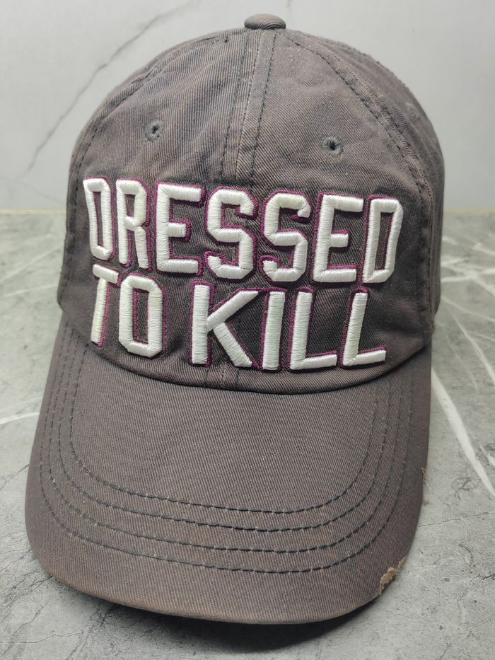 Japanese Brand Vintage Dressed To Kill Distressed Style Cap Hat Size ONE SIZE - 1 Thumbnail