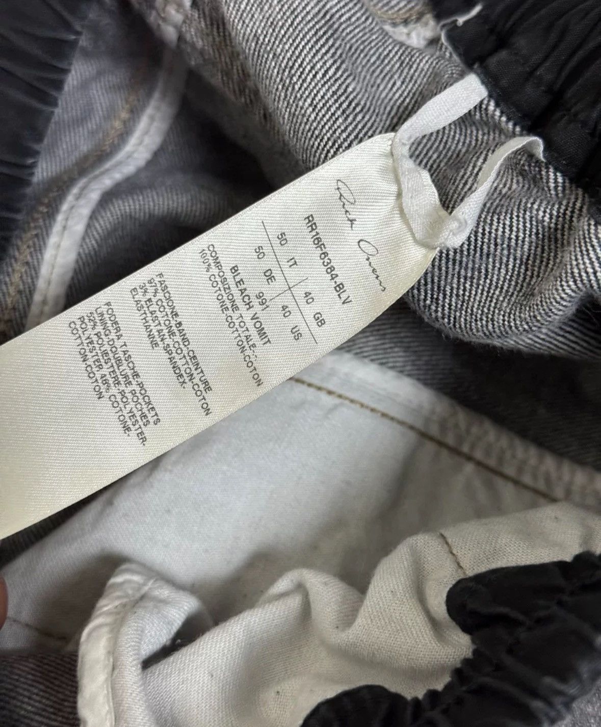 Rick Owens Rick Owens show style splashed ink drop crotch pants Size US 34 / EU 50 - 4 Thumbnail