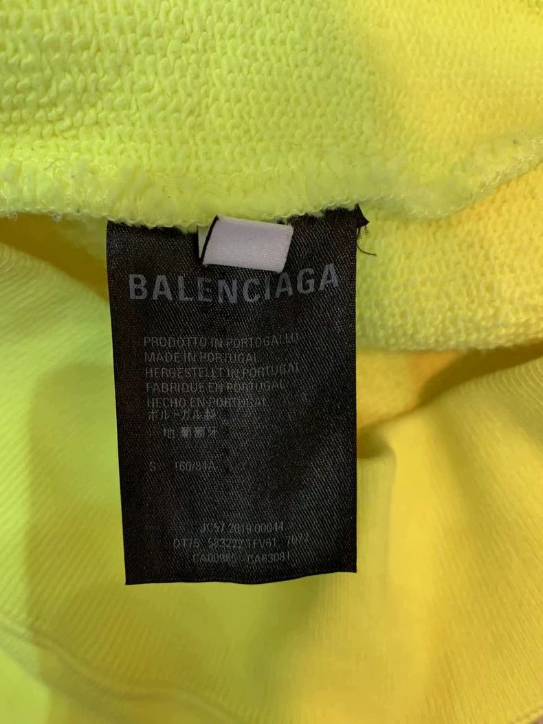 Balenciaga Balenciaga Sweater coat, fluorescent yellow-green lock hoo Size US S / EU 44-46 / 1 - 4 Thumbnail