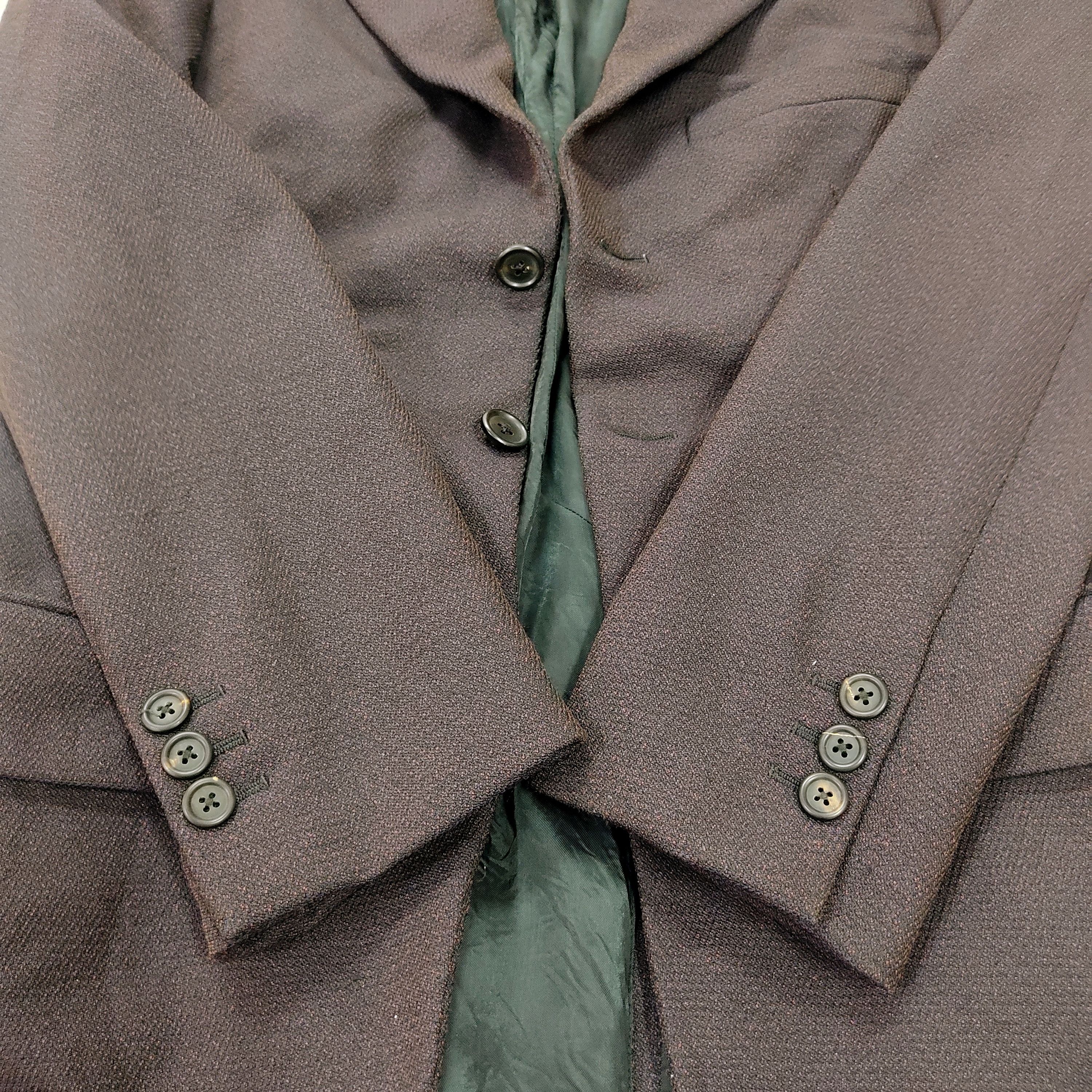 Prada Prada Nylon Wool Blend Single Breasted Blazer Jacket Size 46R - 7 Thumbnail