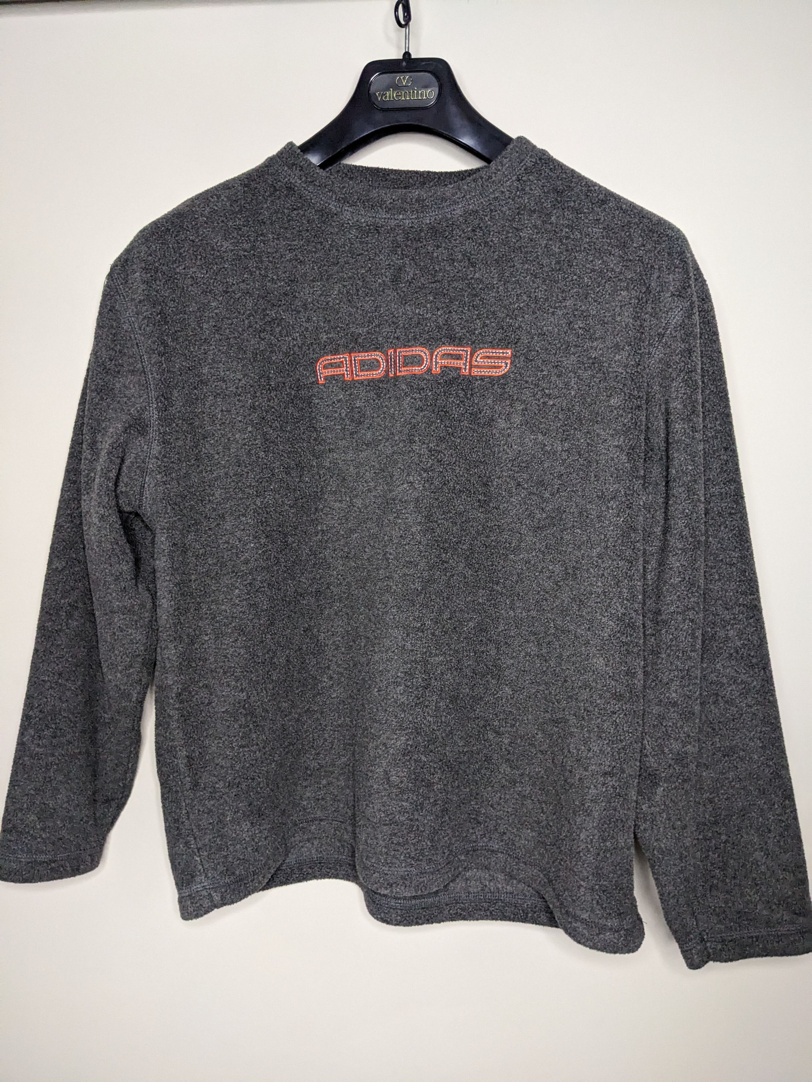 Adidas VINTAGE Adidas Fleece Spellout Sweatshirt Large Y2K 2005 Size US L / EU 52-54 / 3 - 1 Thumbnail