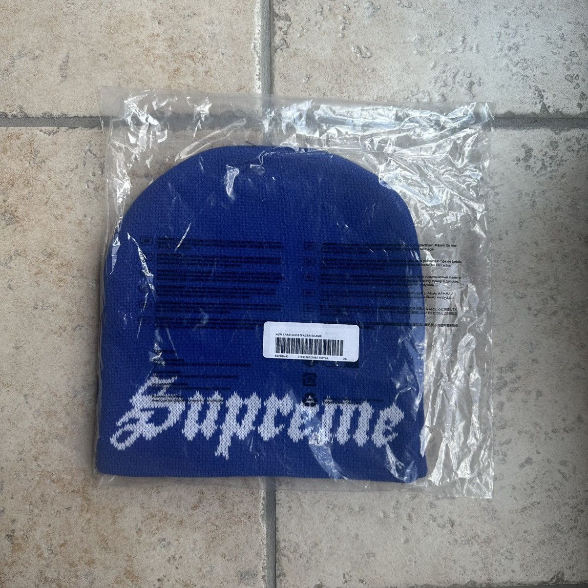 New Era × Supreme Supreme New Era Ghostface Beanie Royal Size ONE SIZE - 2 Thumbnail
