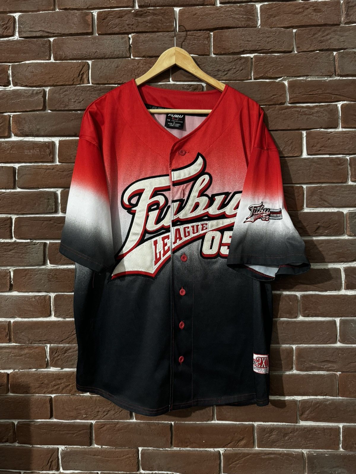 Fubu Rare Vintage Embroidered Fubu 05 Jersey Dope Hip Hop Rap Size US L / EU 52-54 / 3 - 1 Thumbnail