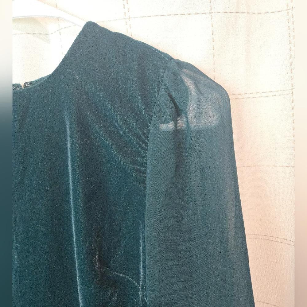 J.Crew J Crew Velvet Mini Dress Size XXS / US 00 / IT 34 - 5 Thumbnail