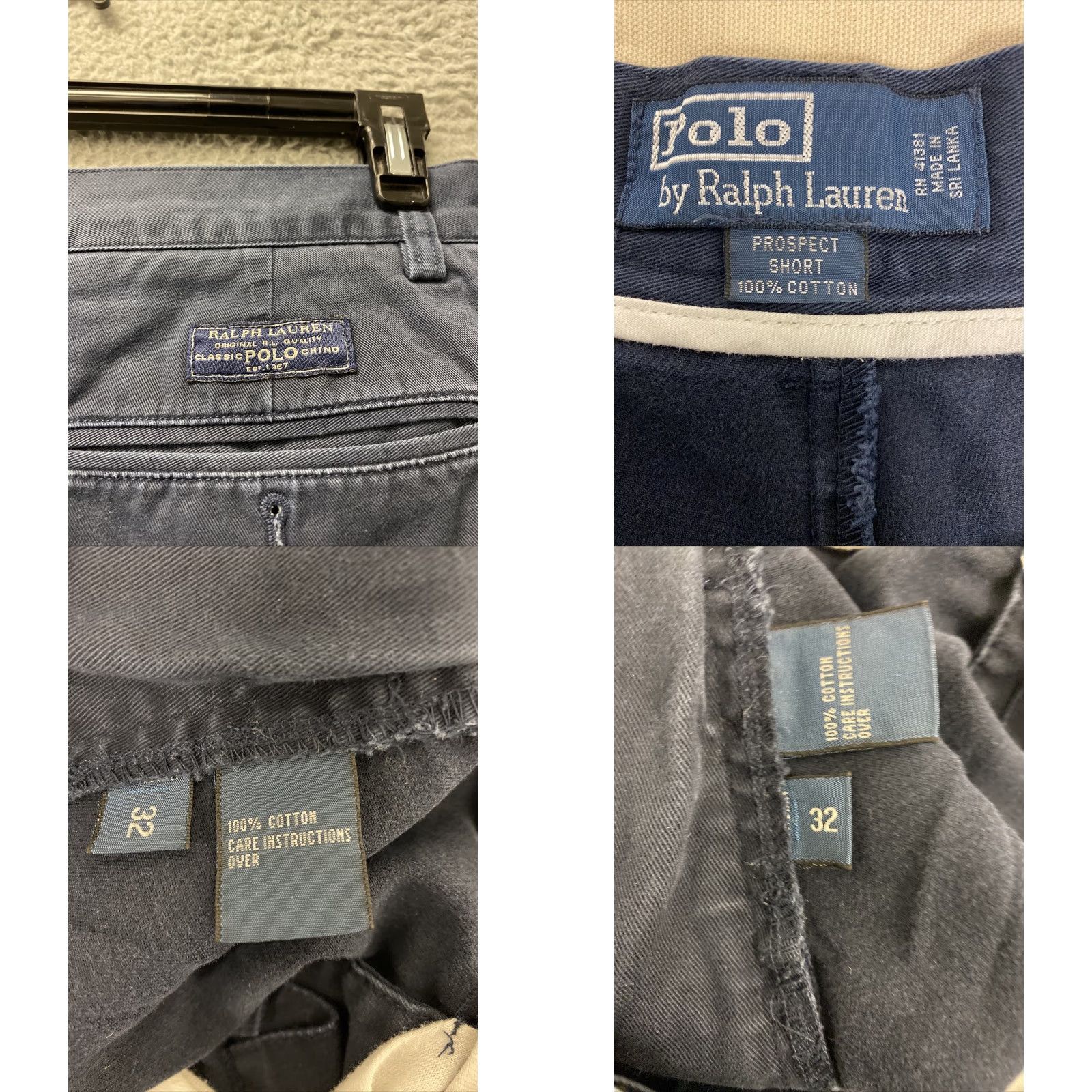Polo Ralph Lauren Polo Ralph Lauren Shorts Mens Chino Flat Front 32 Blue Casual USA Classic Polo Shorts Men 32 Blue Cotton Casual Size US XS / EU 42 / 0 - 8 Thumbnail