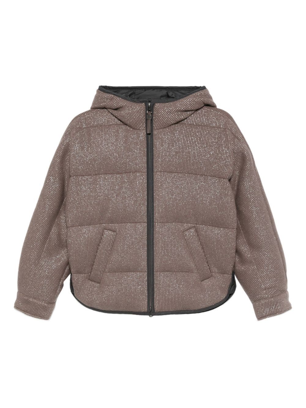 Brunello Cucinelli CASHMERE DOWN JACKET Size M / US 6-8 / IT 42-44 - 1 Thumbnail
