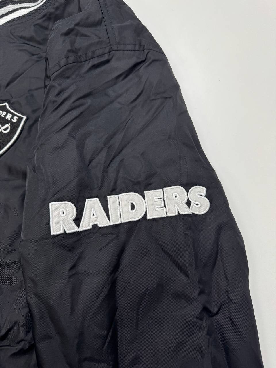 NFL NFL Raiders Bomber Jacket Black Quilted Varsity Size US XS / EU 42 / 0 - 6 Thumbnail