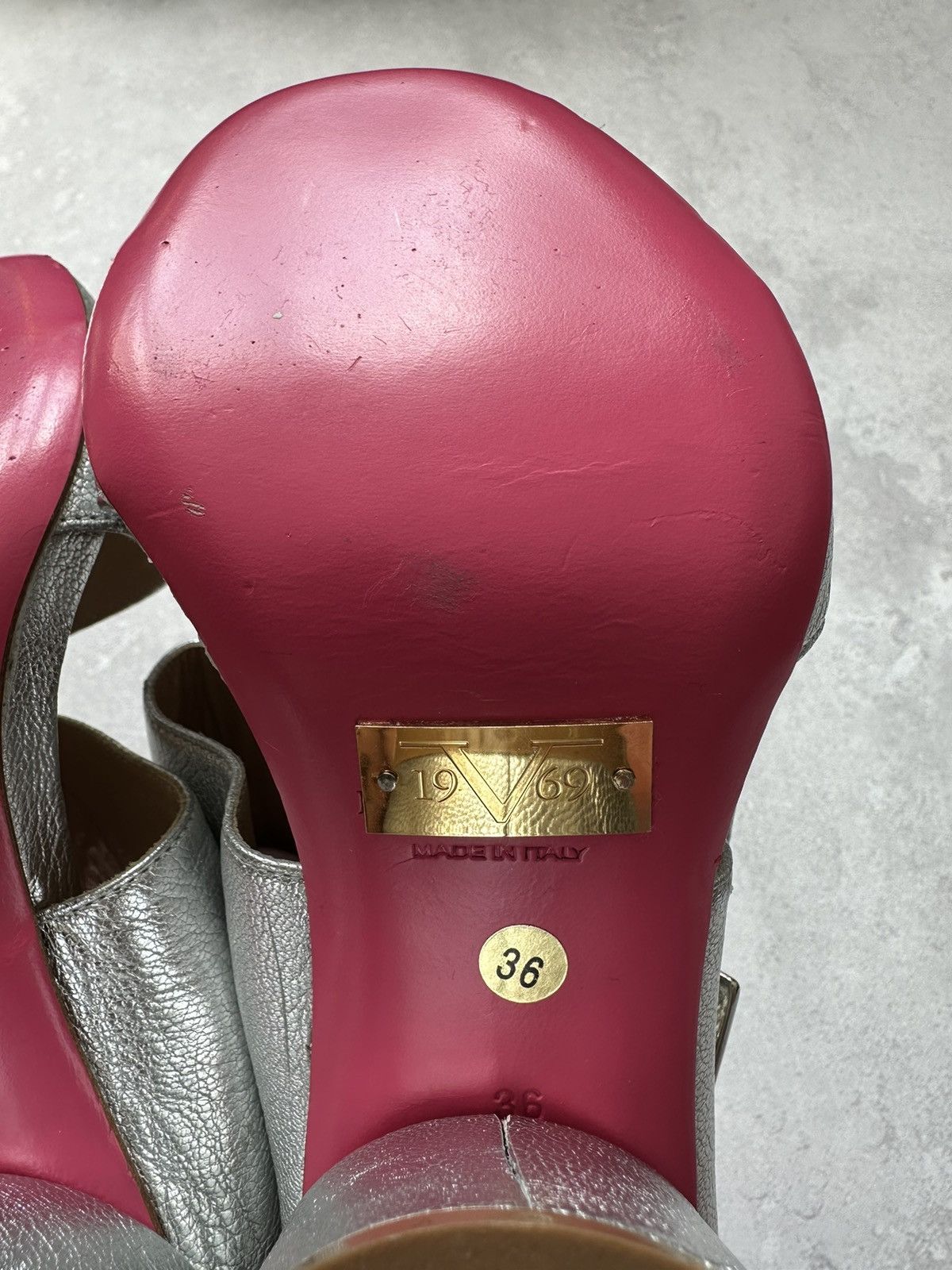 Versace Versace 1969 Italia platform sandal metallic size 36 Size US 6 / IT 36 - 6 Thumbnail